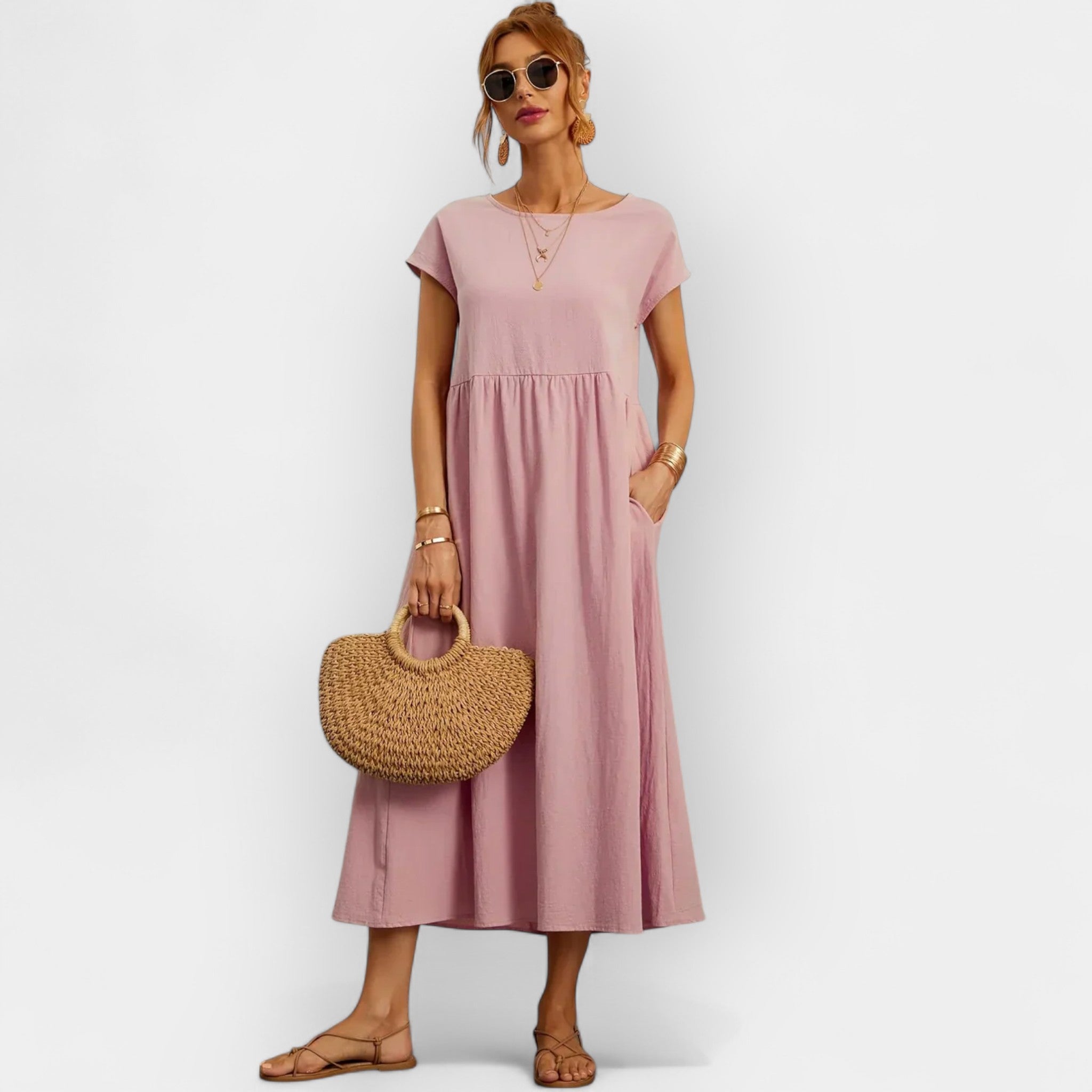 Vestido Casual y Cómodo de Algodón