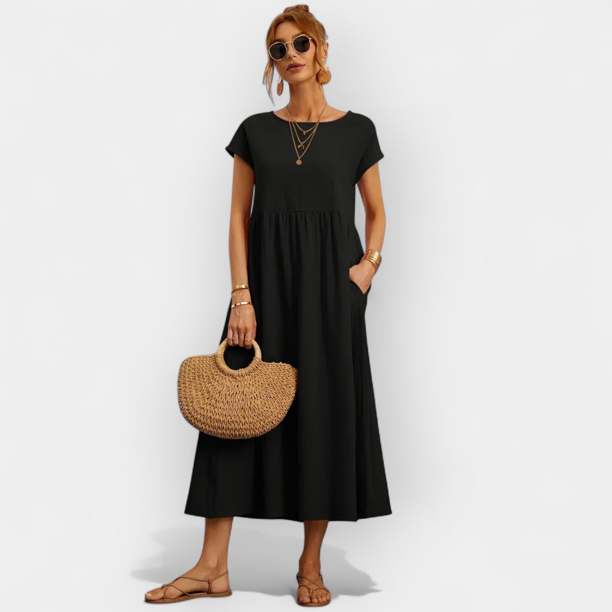 Vestido Casual y Cómodo de Algodón