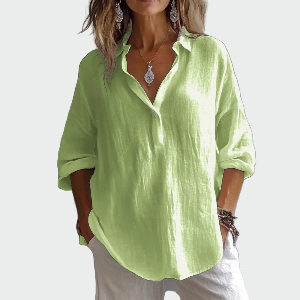 Blusa de elegancia relajada