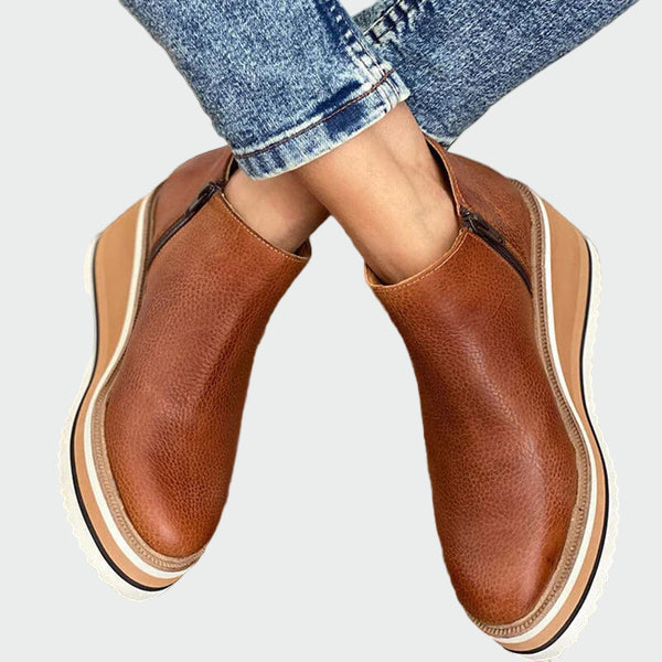 Botas de cuero inca