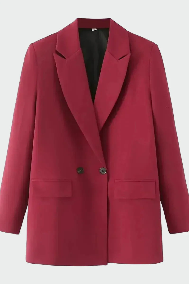 Chaqueta oversize de línea moderna