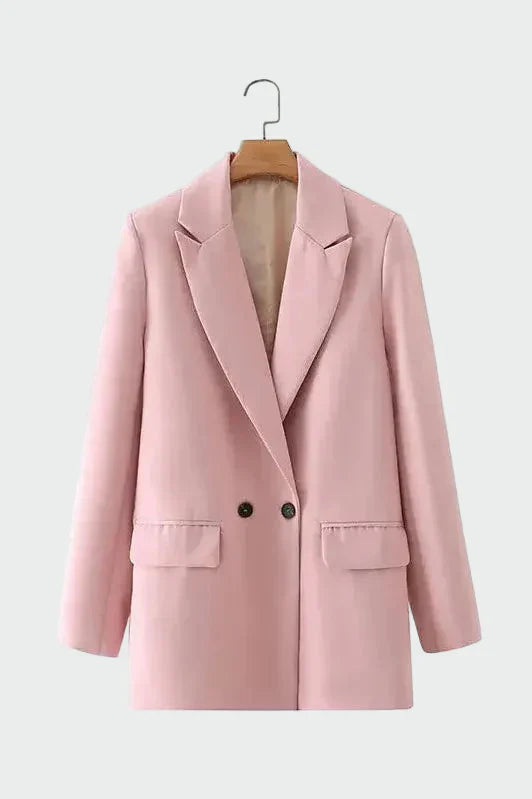 Chaqueta oversize de línea moderna