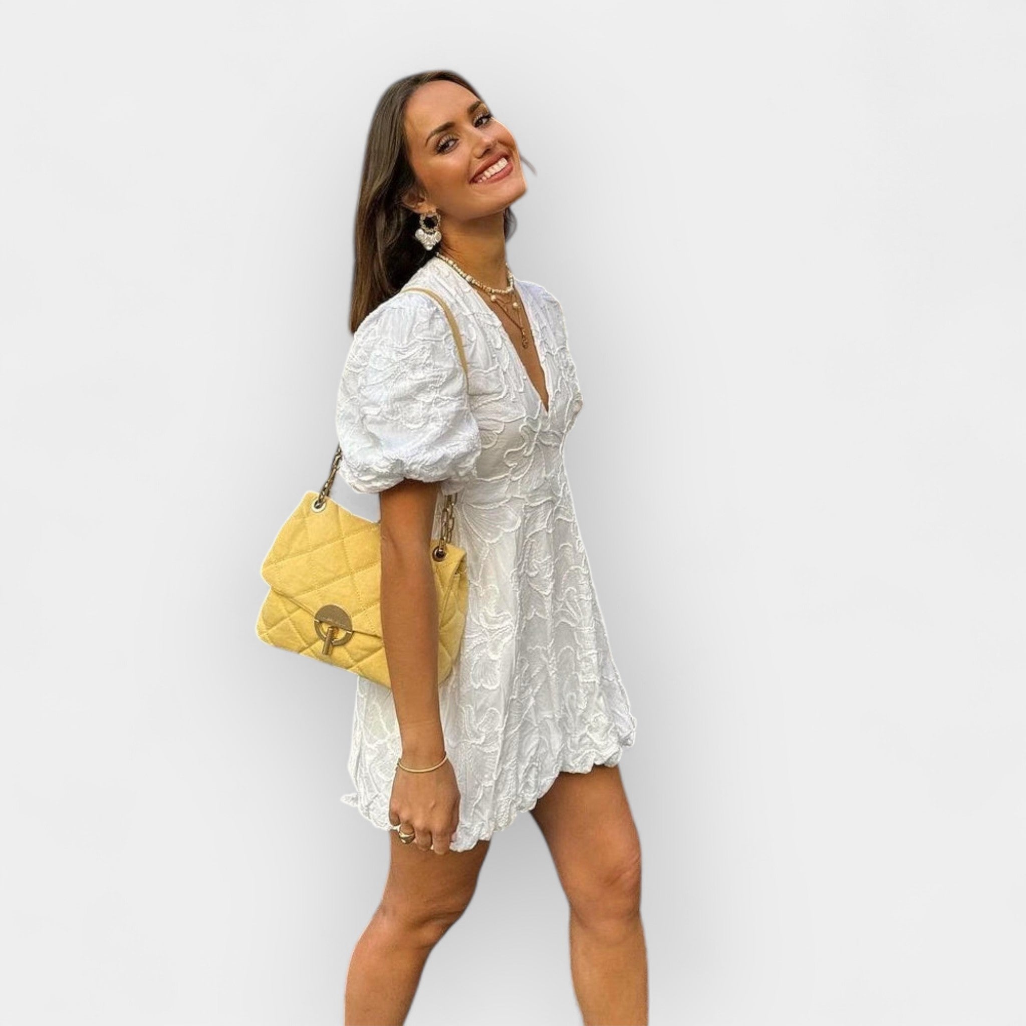 Vestido Blanco Romántico