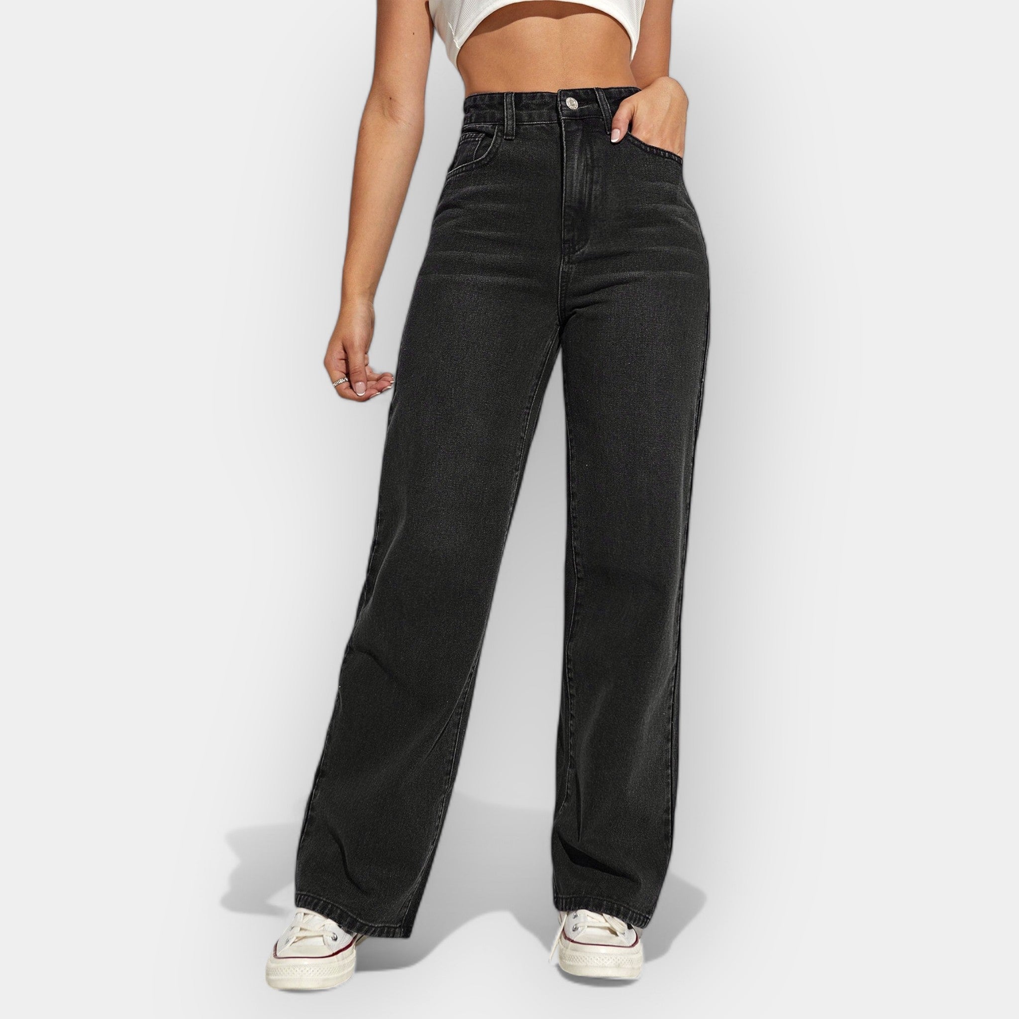 Jeans Clásicos de Corte Recto