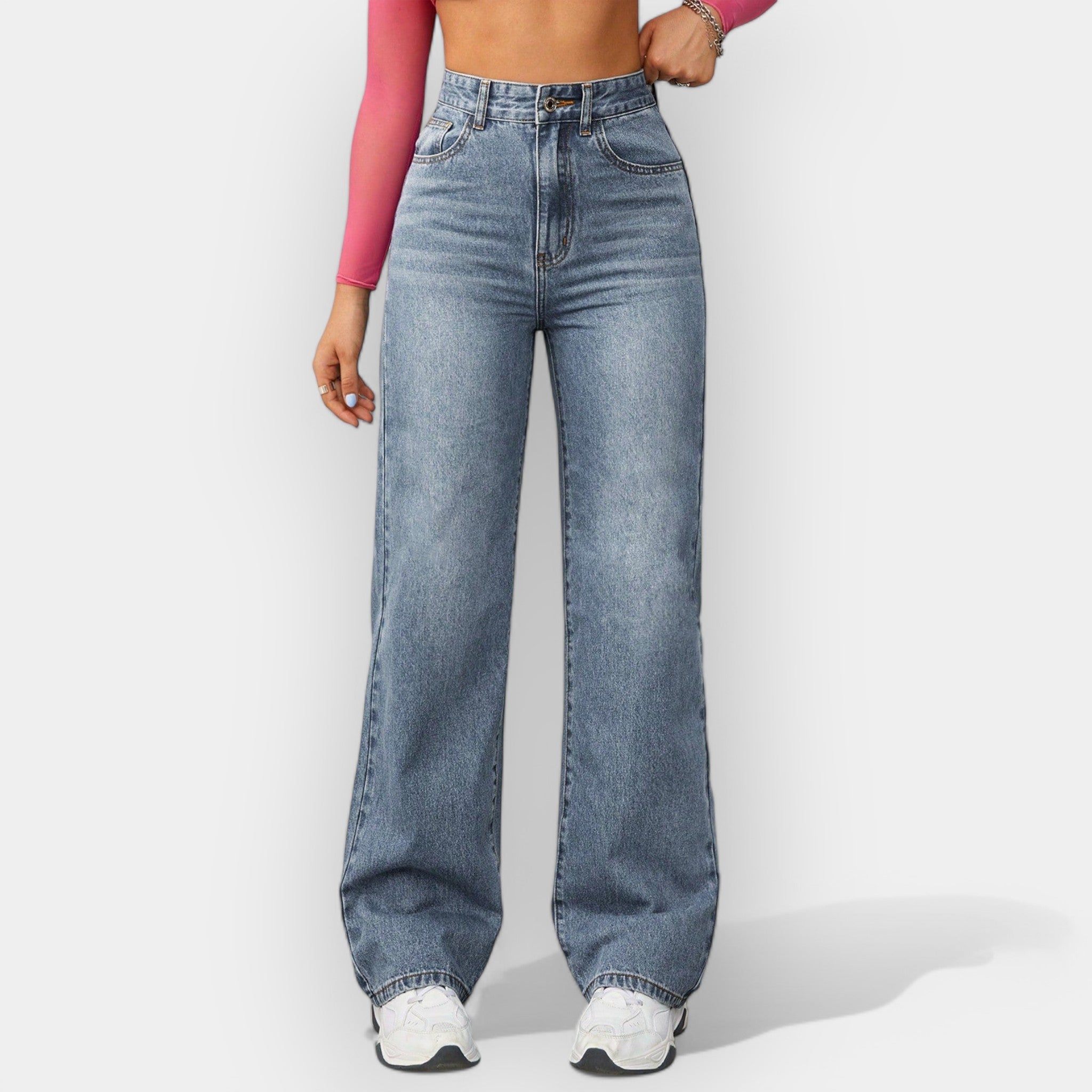 Jeans Clásicos de Corte Recto