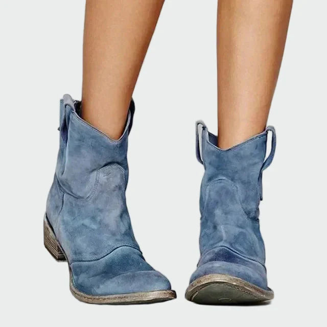 Botines vaqueros retro