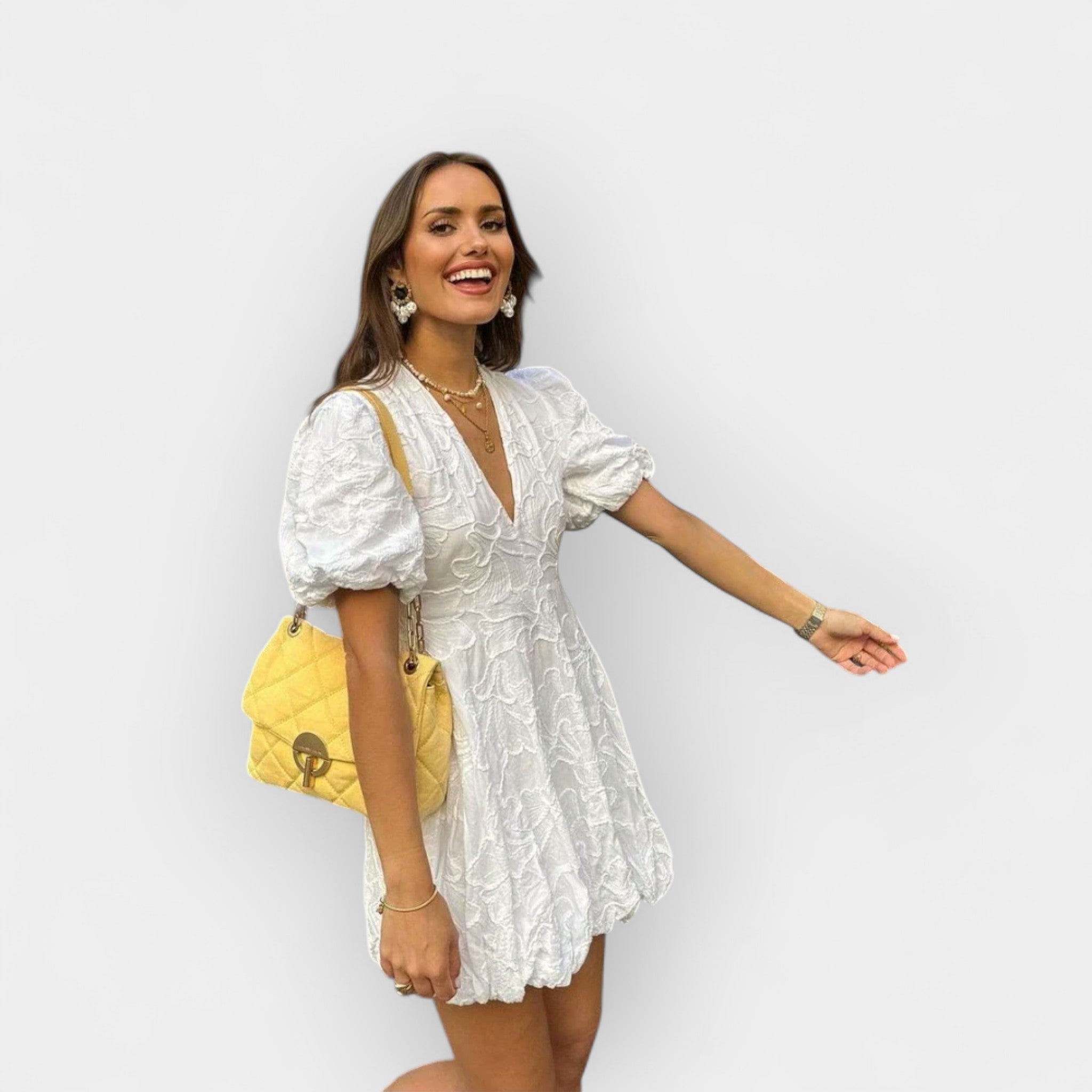 Vestido Blanco Romántico