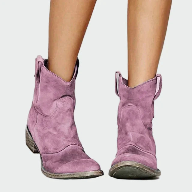 Botines vaqueros retro