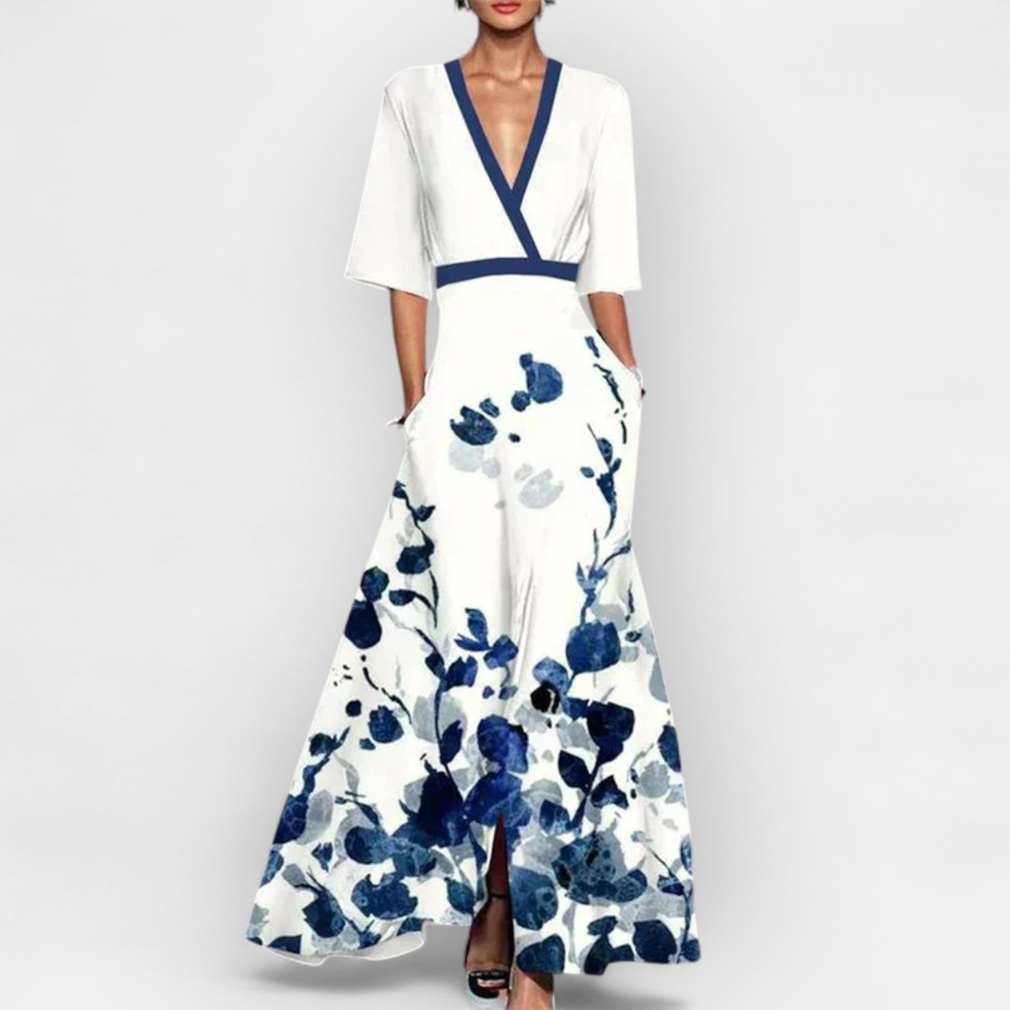 Vestido Maxi Floral Romántico
