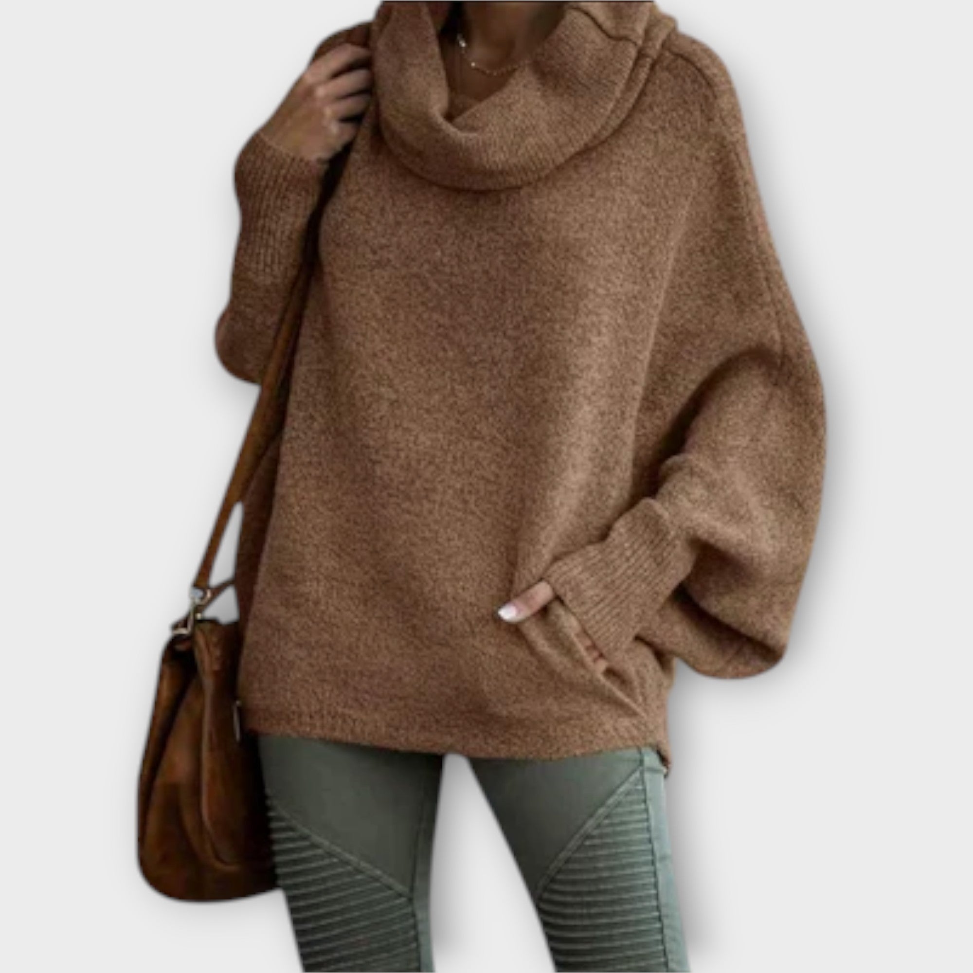 Ulrike - Elegante suéter de cuello alto para mujer