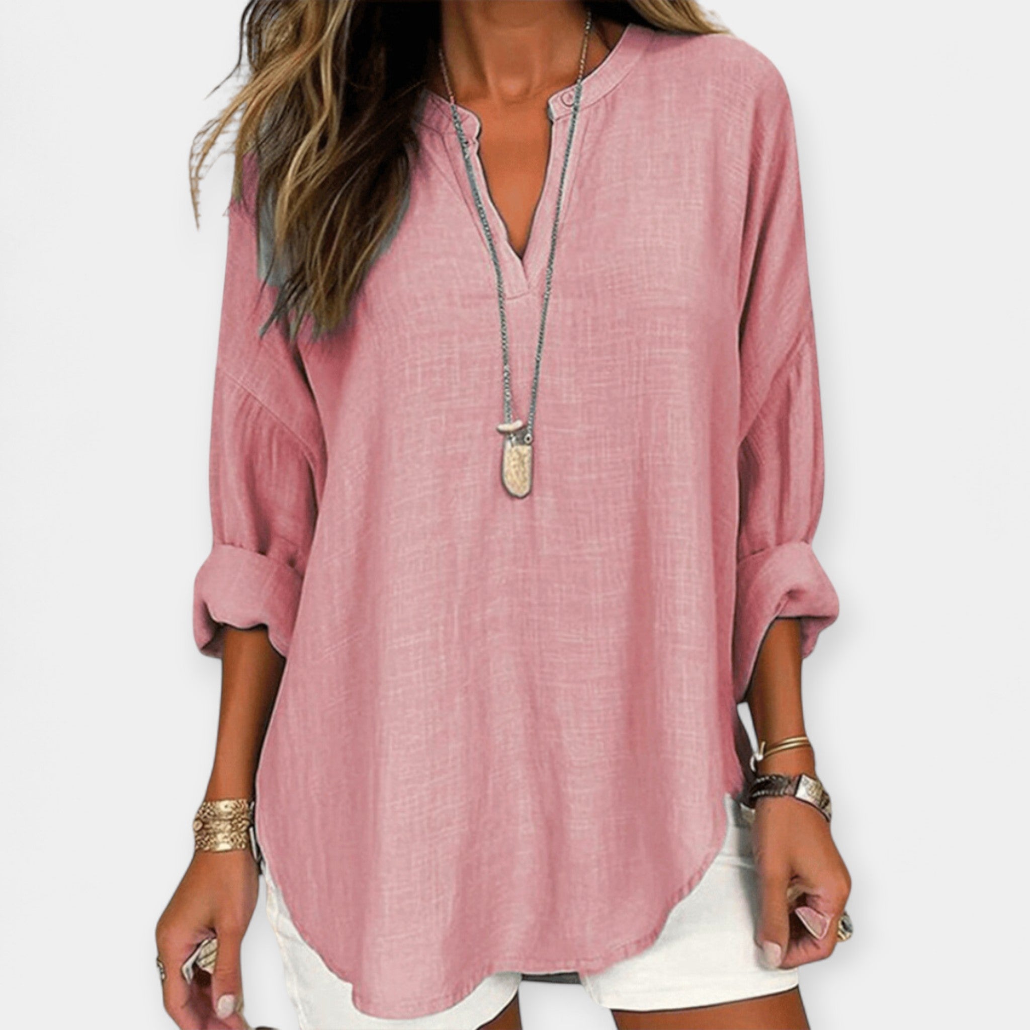 Blusa Ligera de Algodón Casual