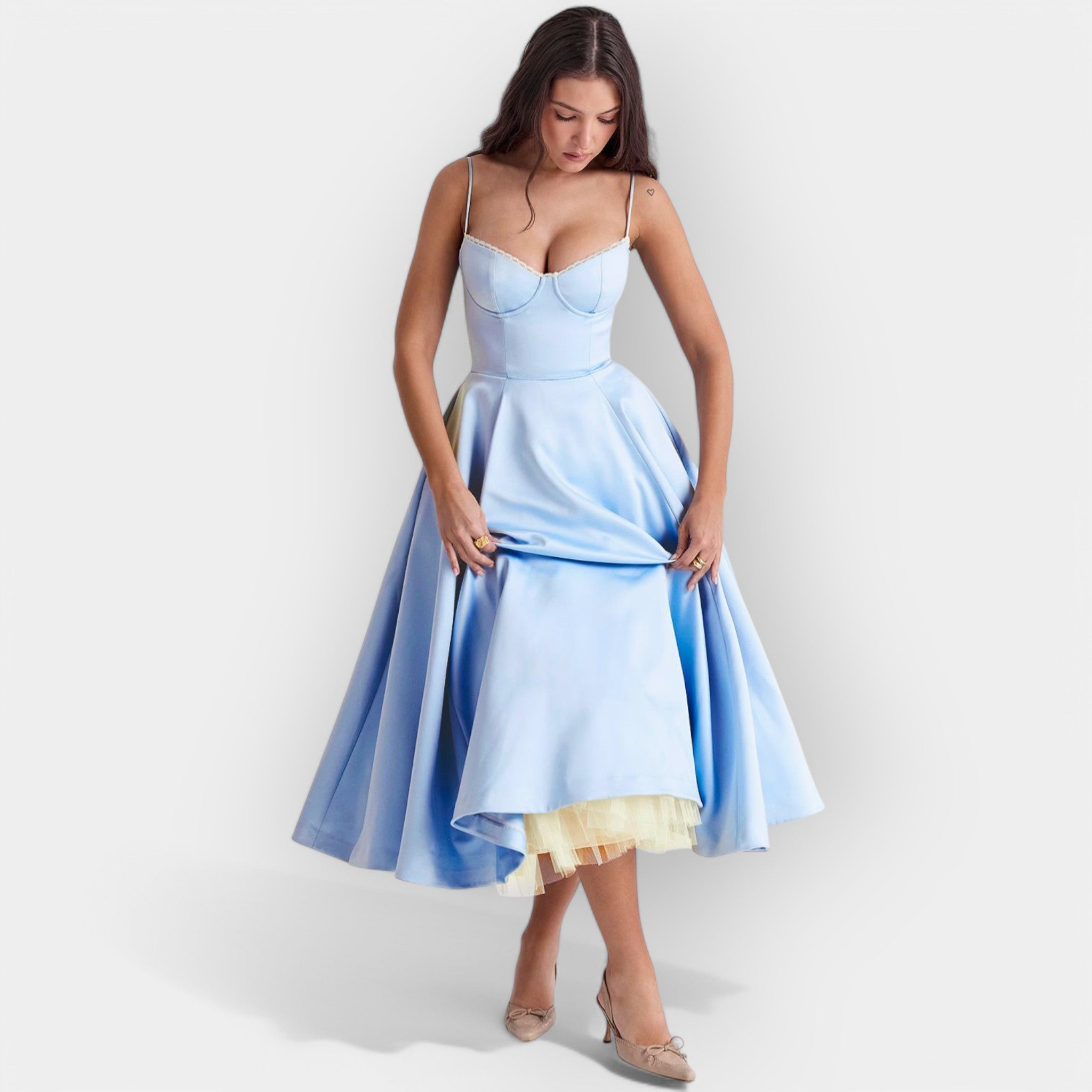 Vestido Midi Sofisticado
