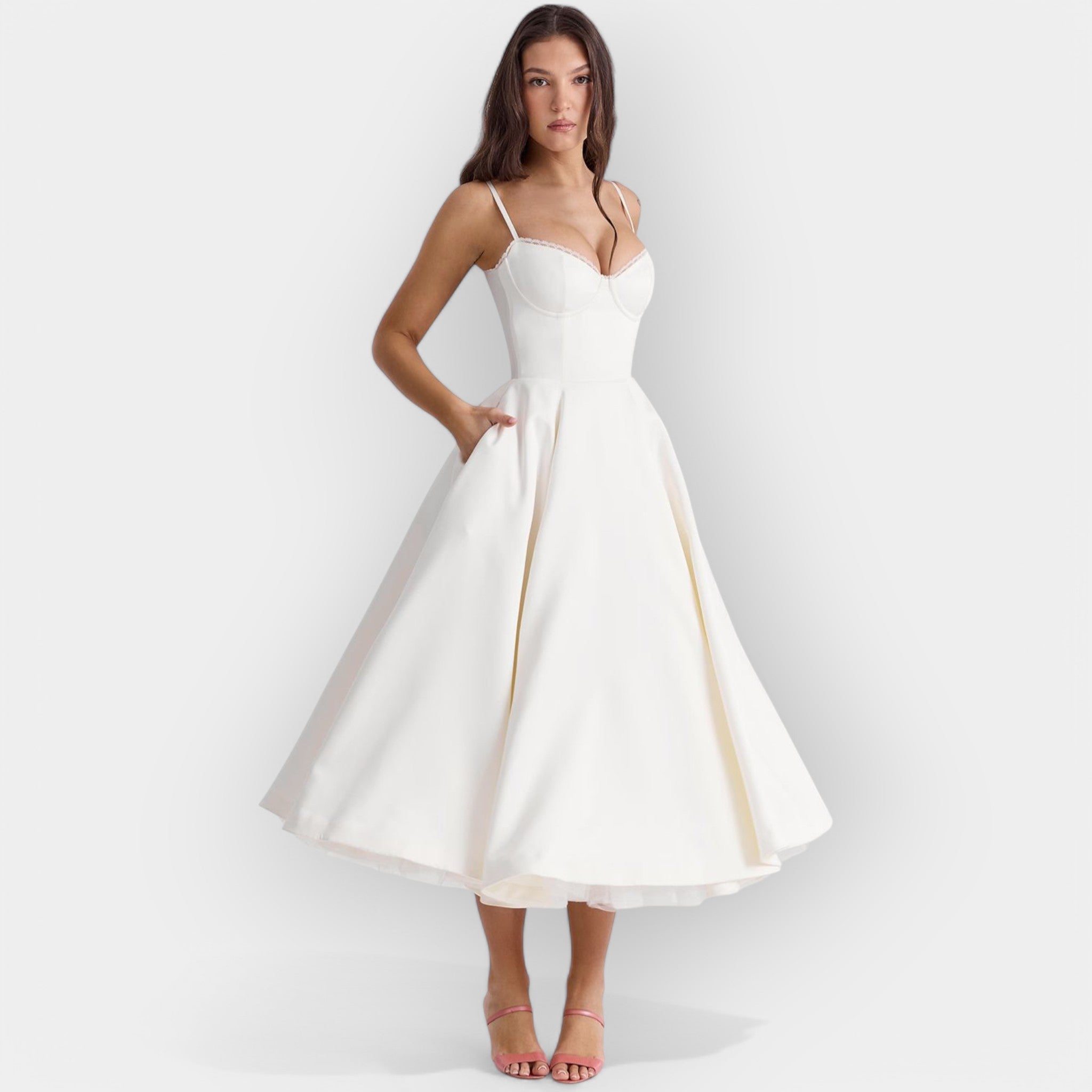 Vestido Midi Simple y Elegante