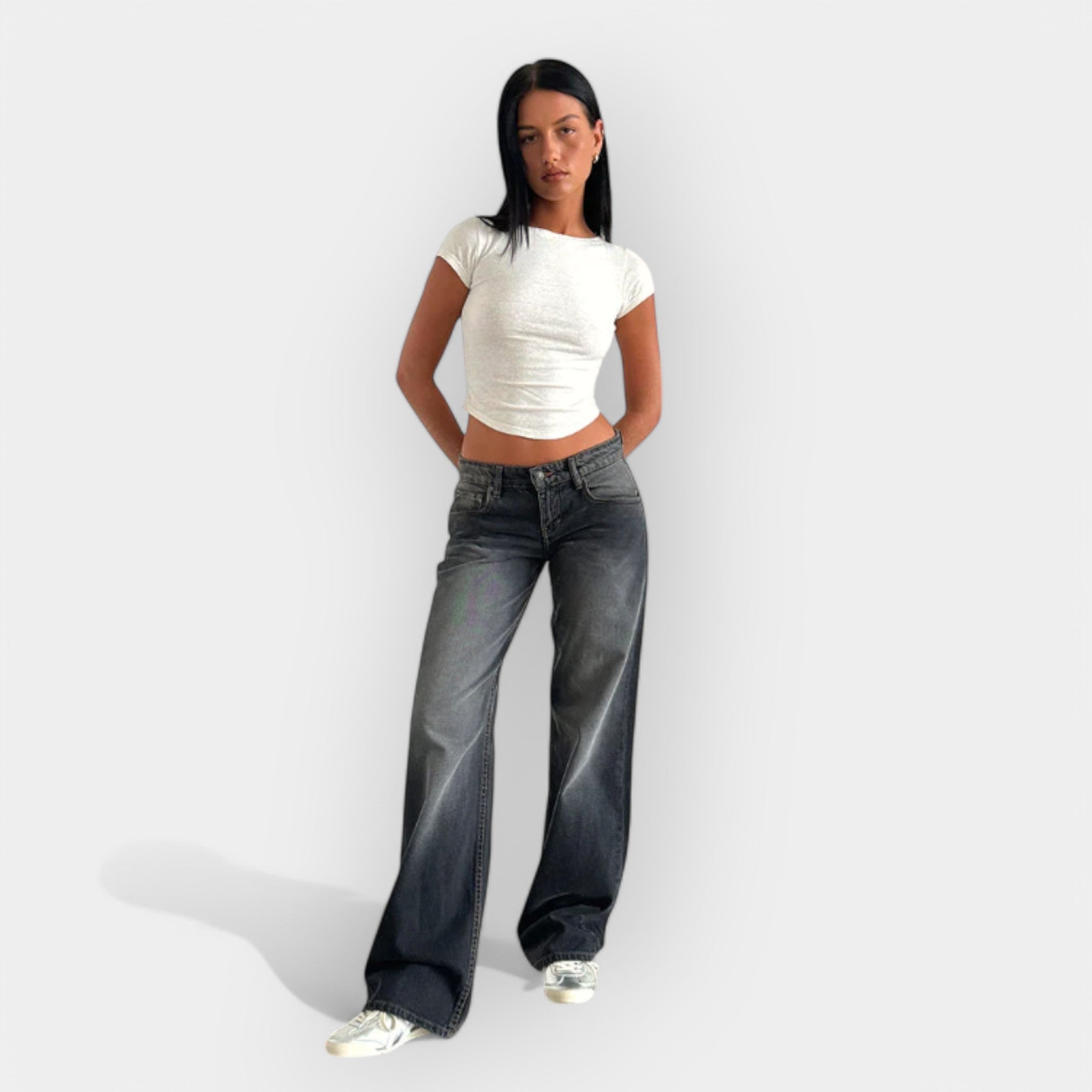 Jeans de Cintura Baja Cómodos