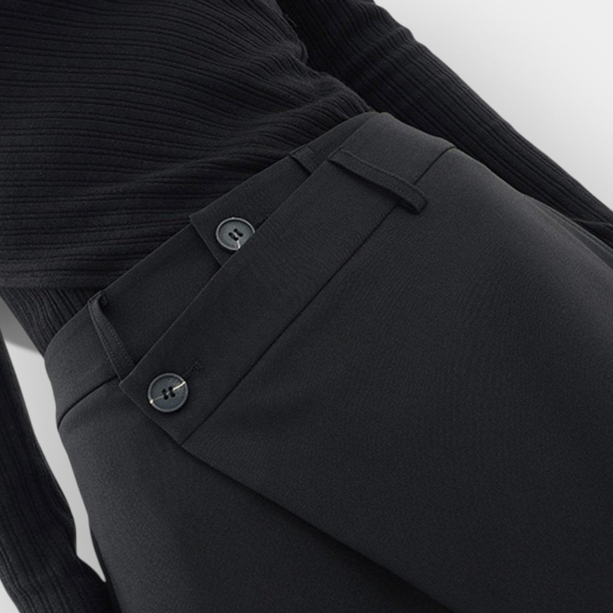 Pantalones Casual de Talle Bajo