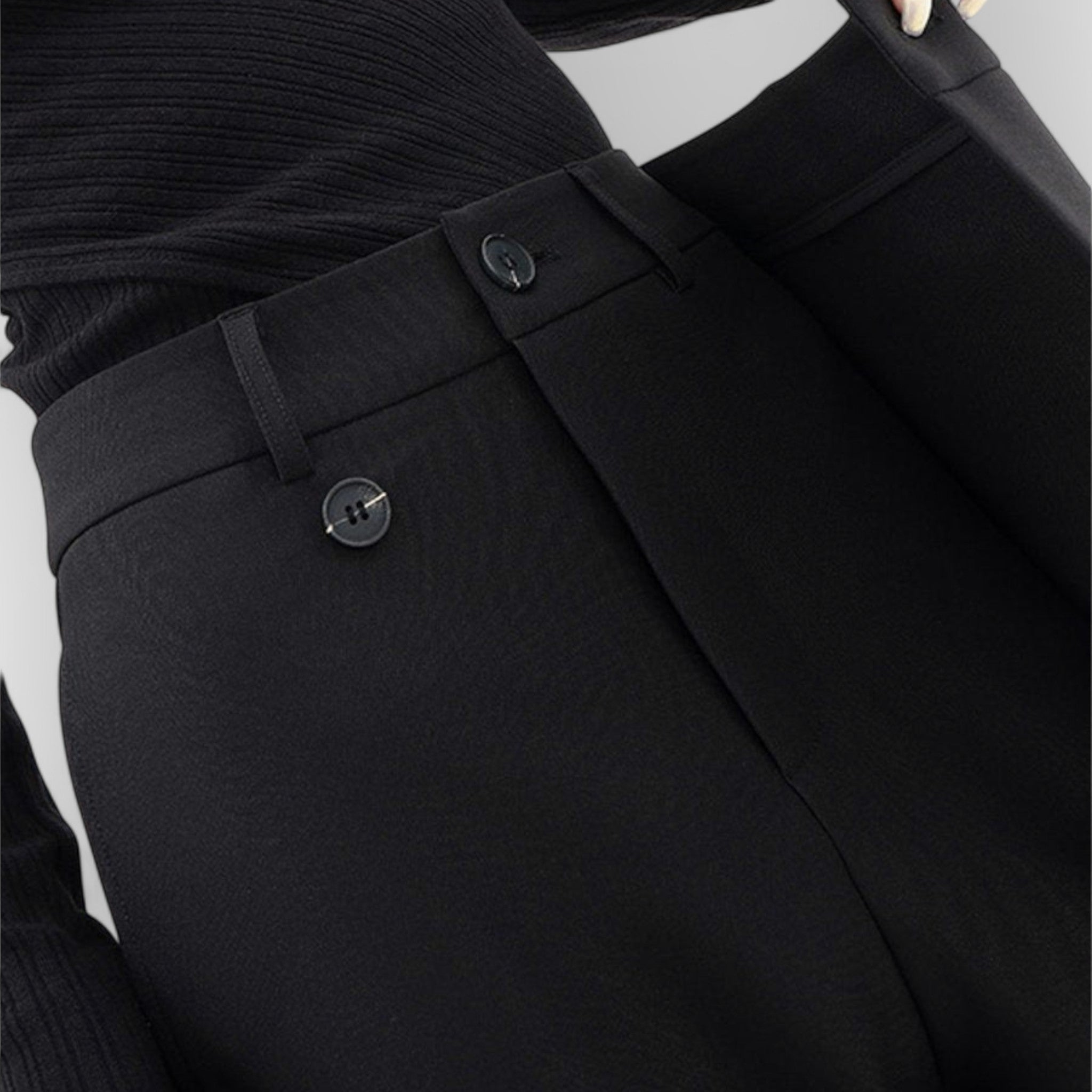 Pantalones Casual de Talle Bajo