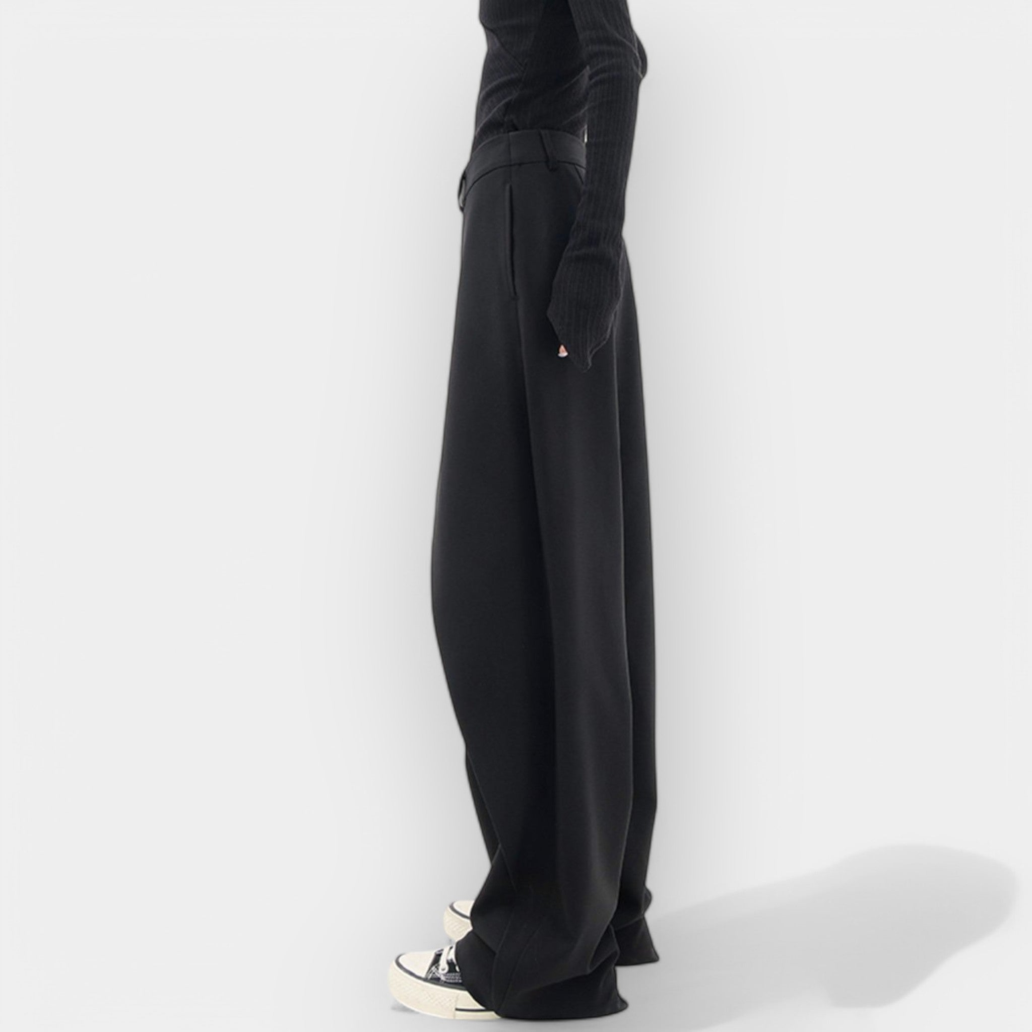 Pantalones Casual de Talle Bajo