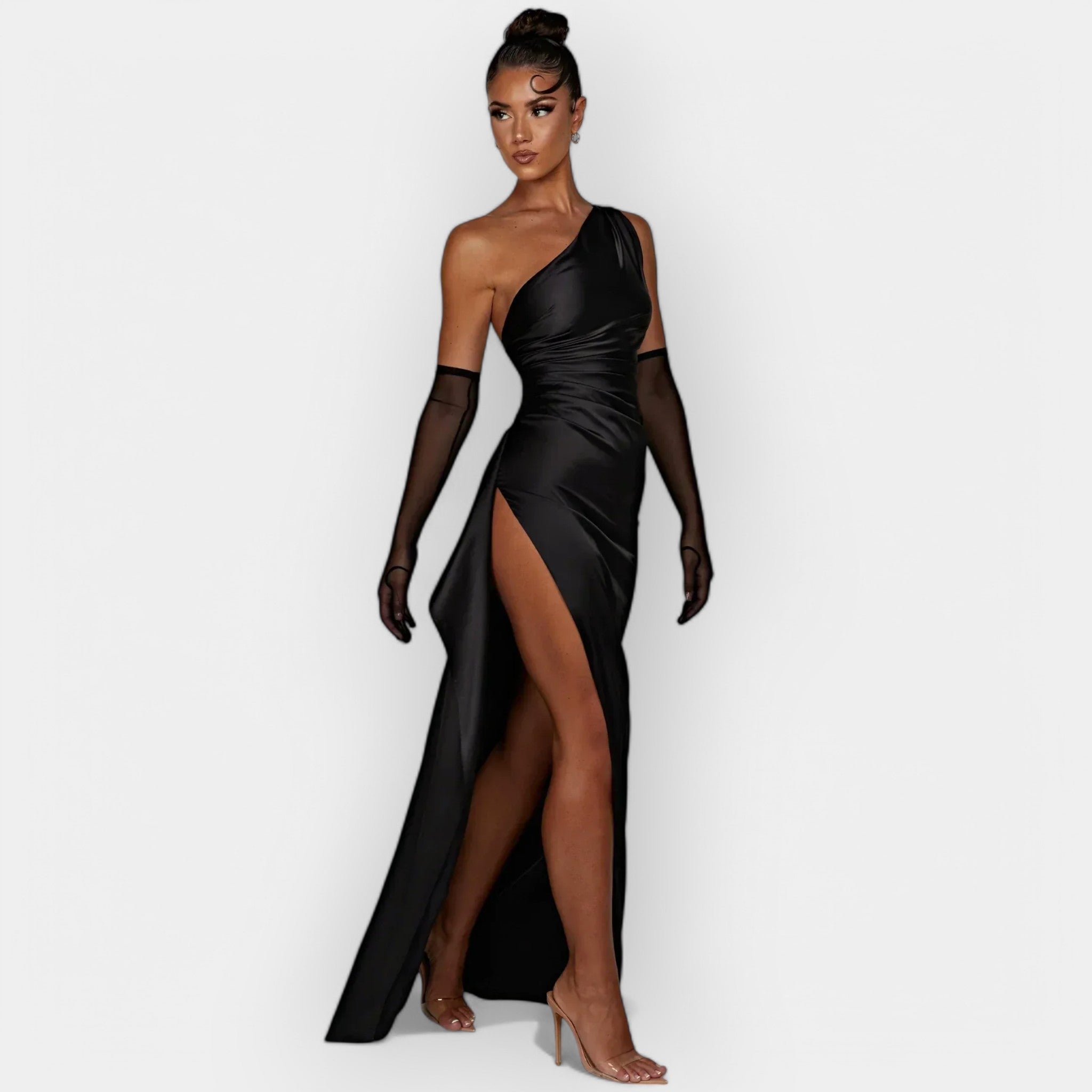 Vestido de Satén Elegante