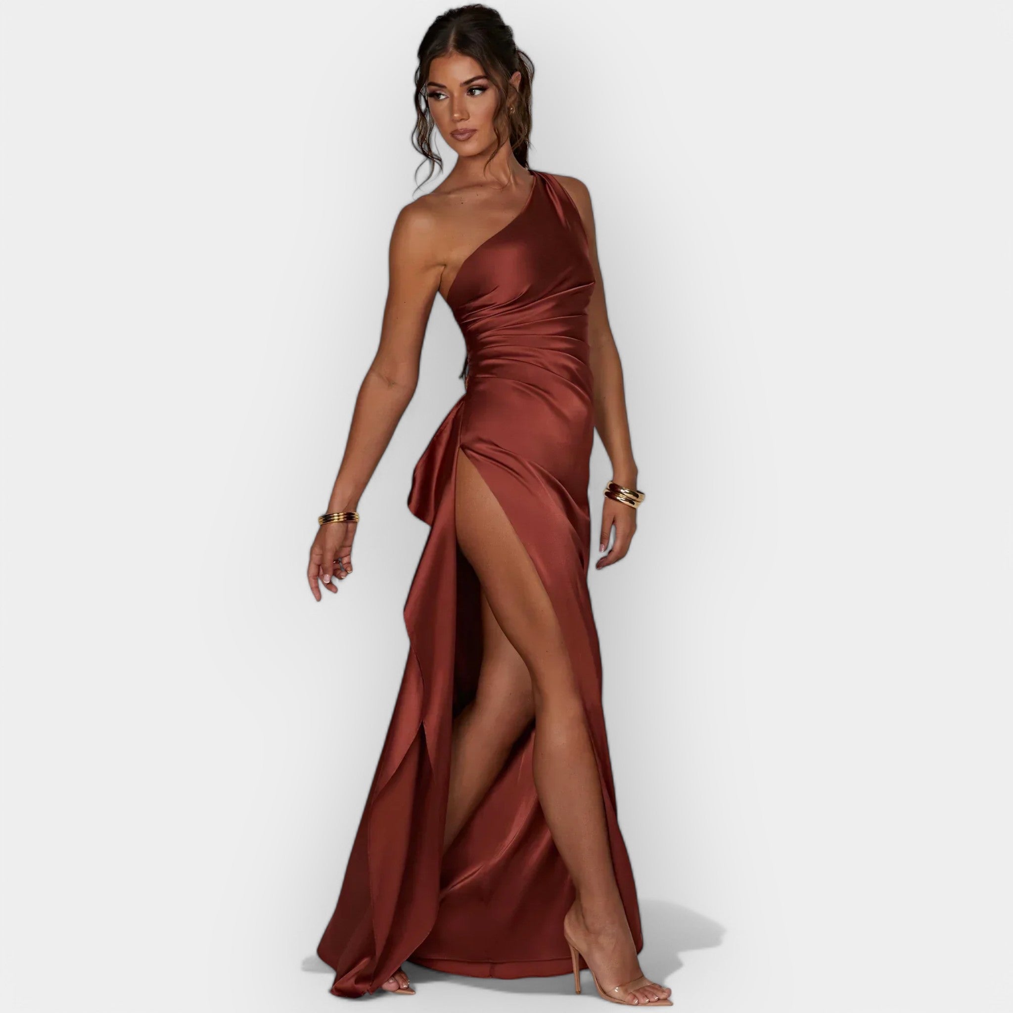 Vestido de Satén Elegante