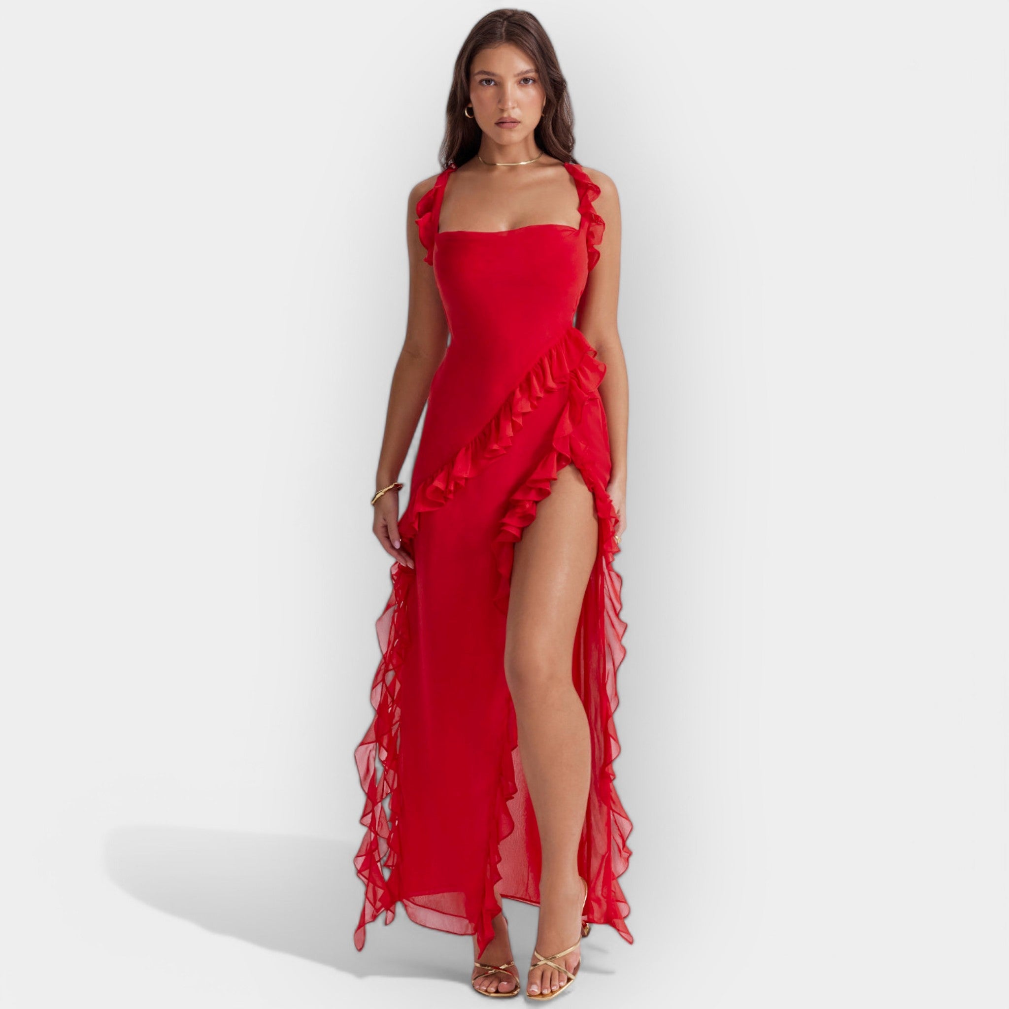 Vestido con Volantes Romántico