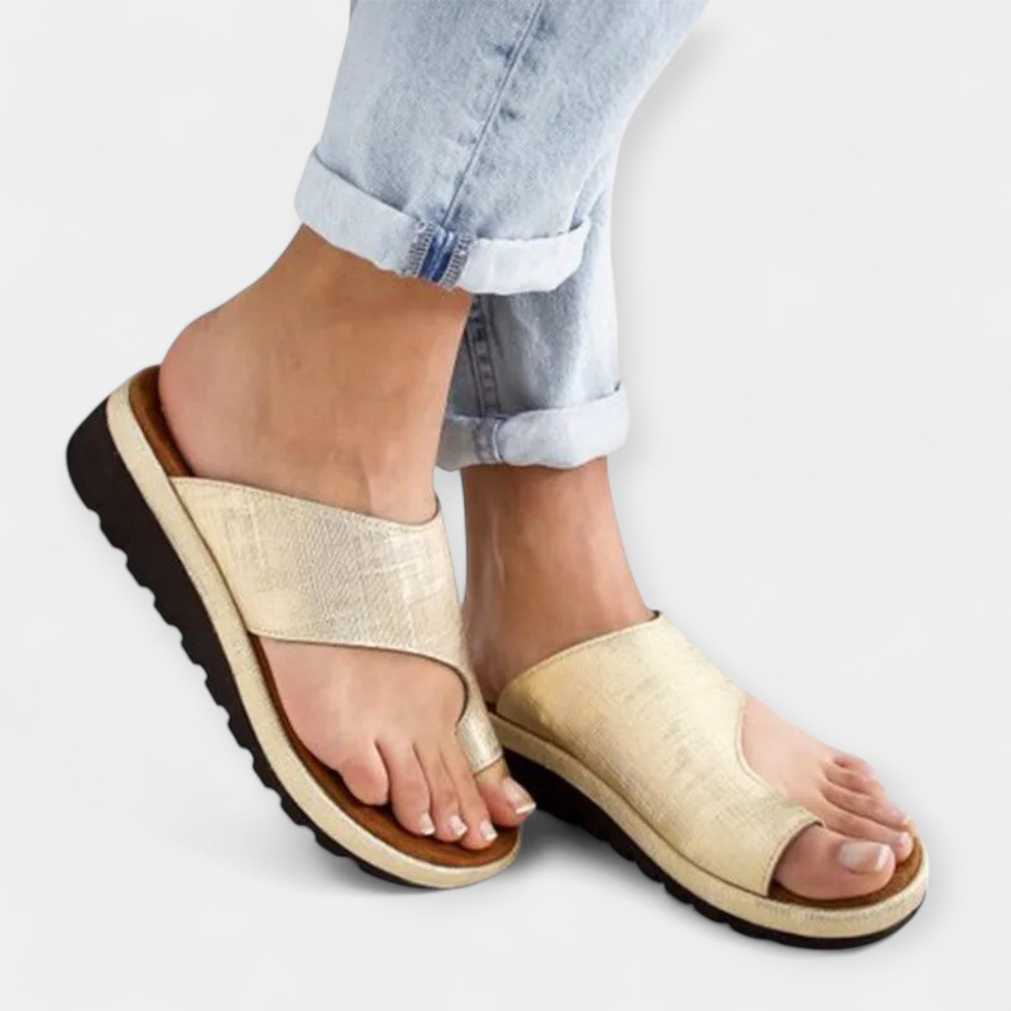 Sandalias de Cuero Premium & Soporte Anatómico