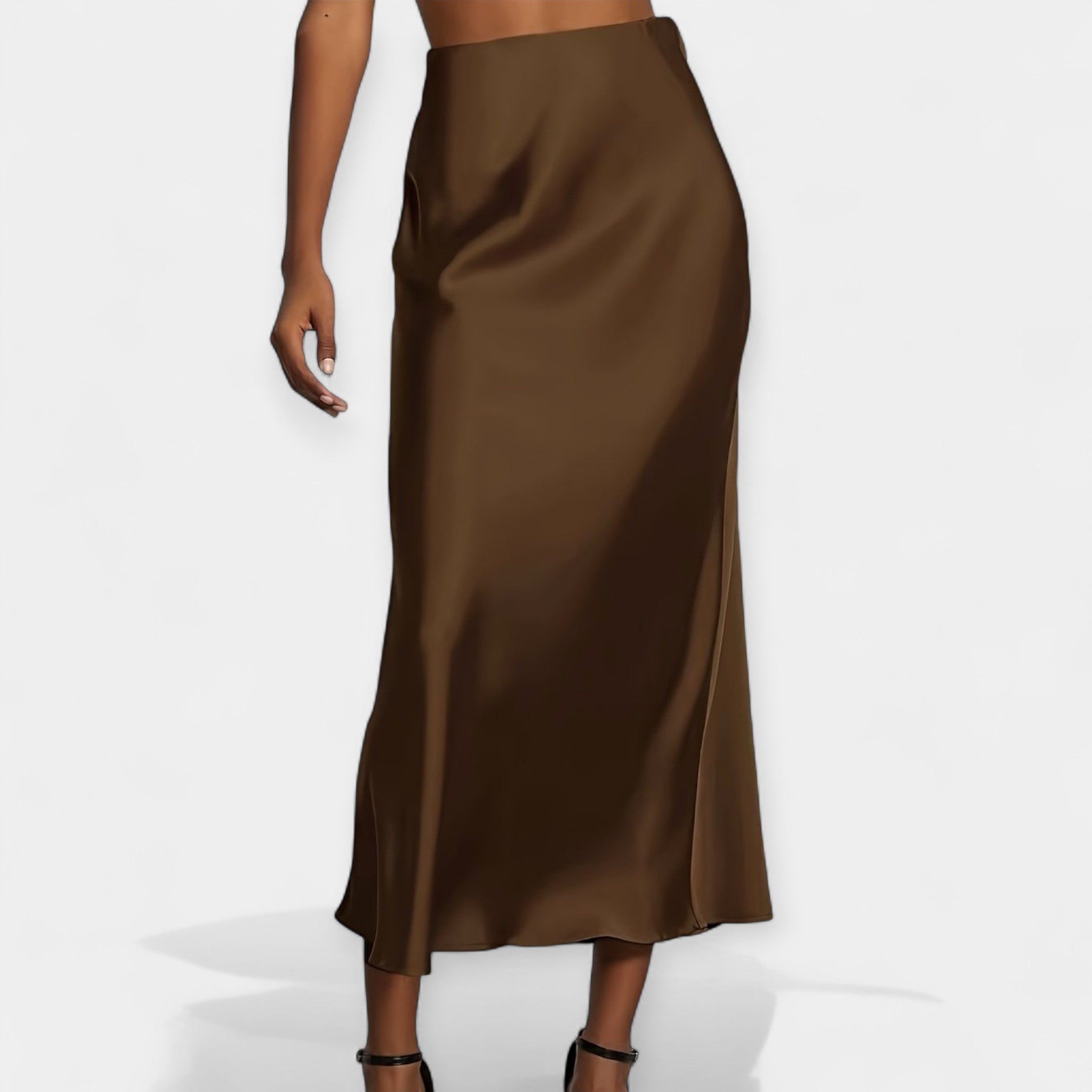 Falda Satén Elegante