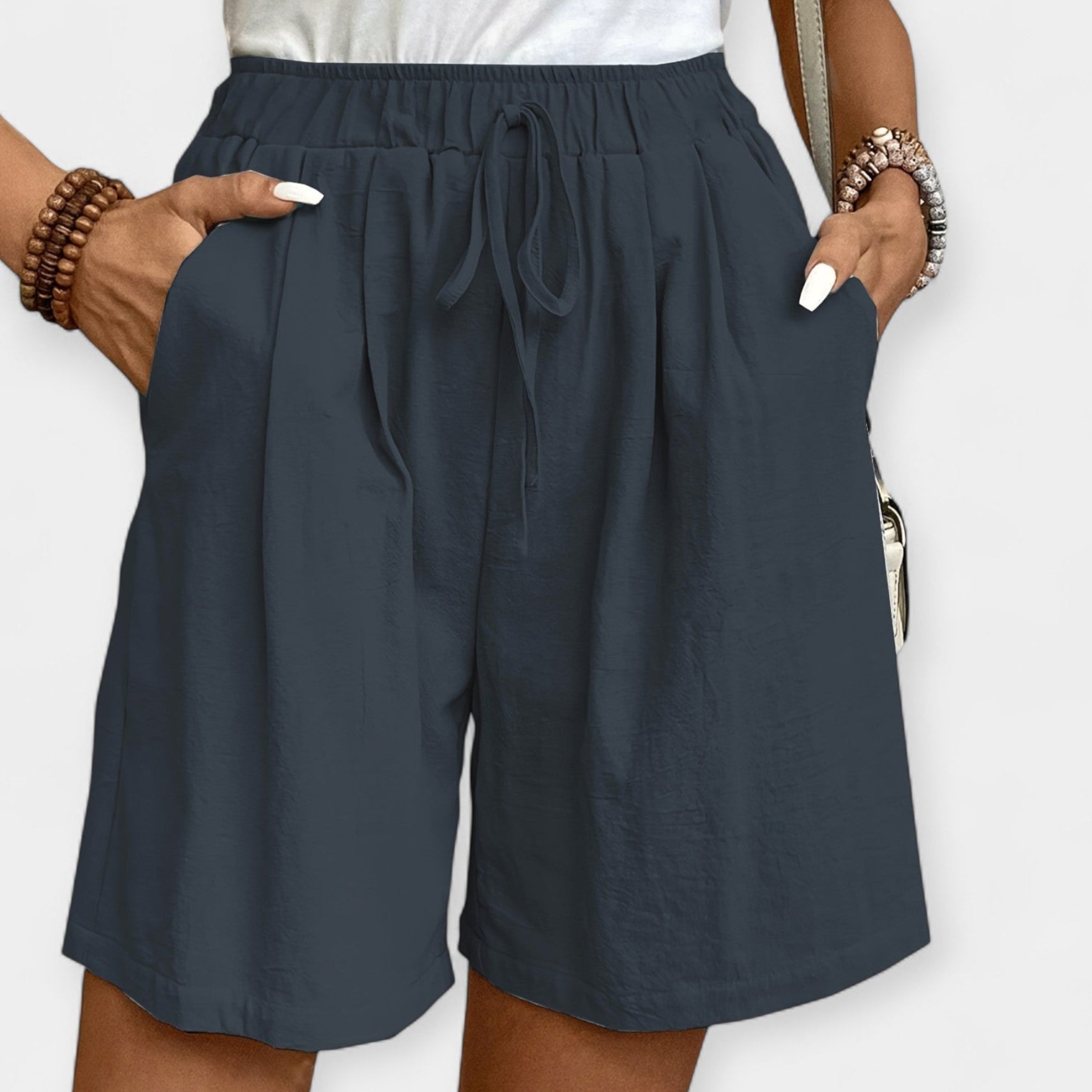 Pantalón Ligero con Brillo Sutil
