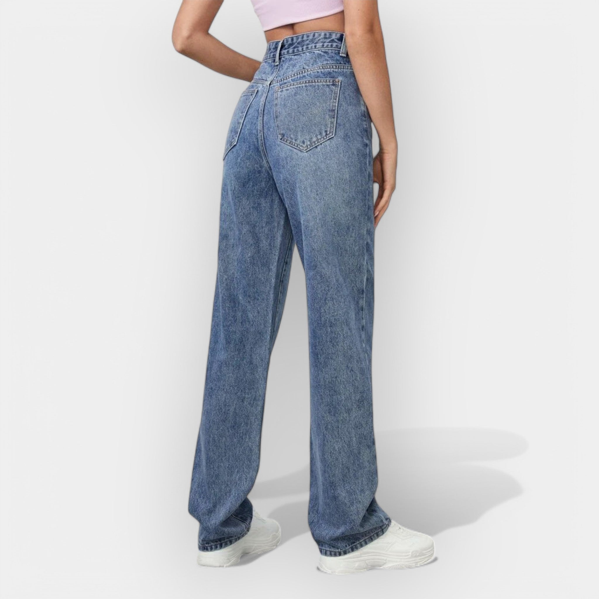 Jeans Clásicos de Corte Recto