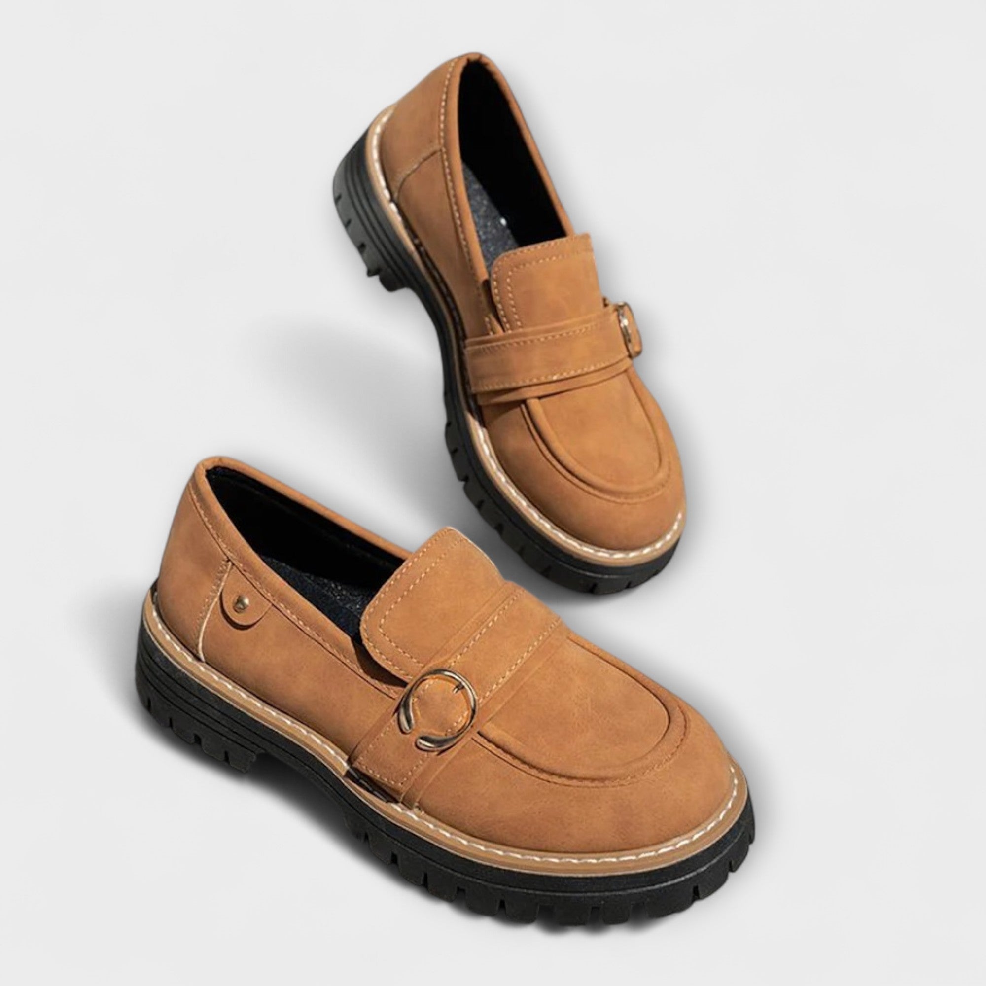 Laura – Mocasines casuales de punta redonda