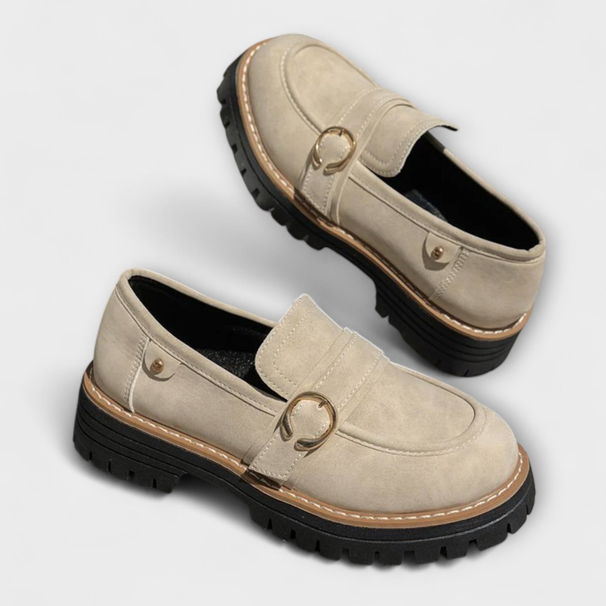 Laura – Mocasines casuales de punta redonda