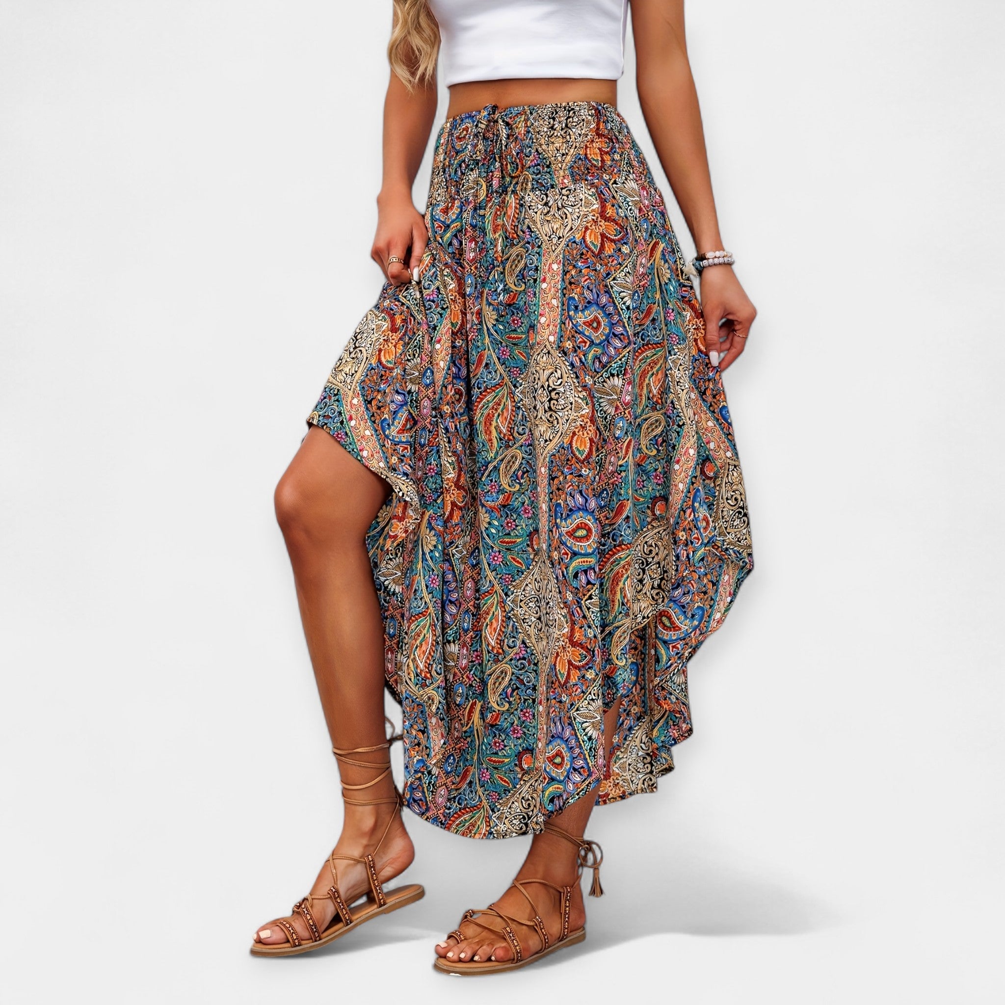 Falda A-Line Floral