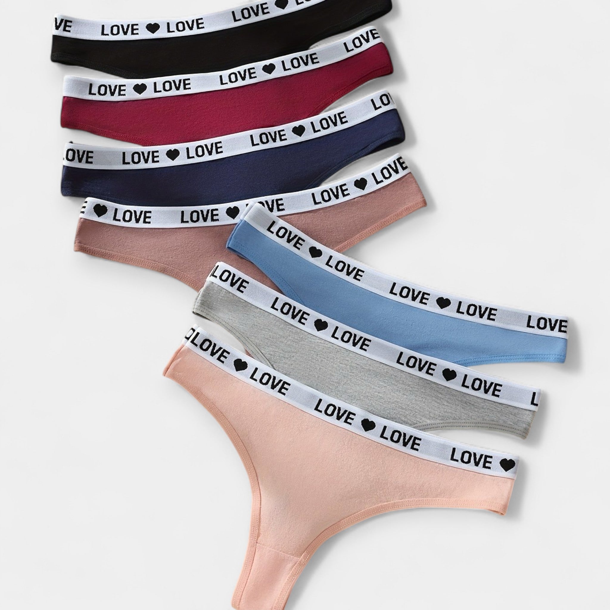 Juego de 7 bragas sexys tipo brief