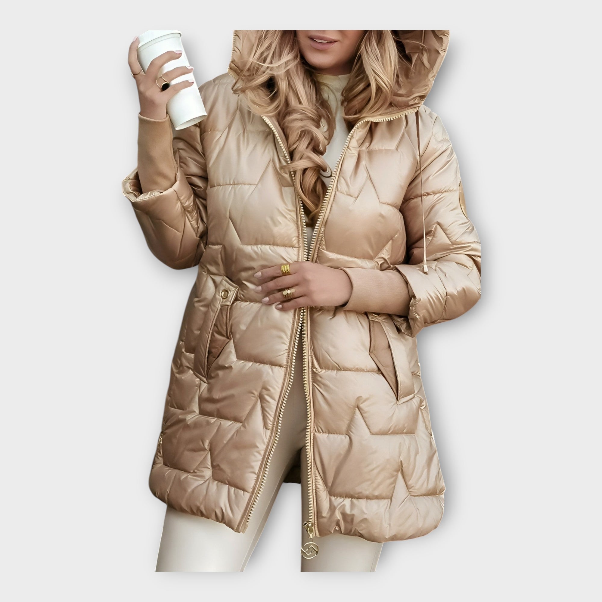 Chaqueta de plumas con capucha