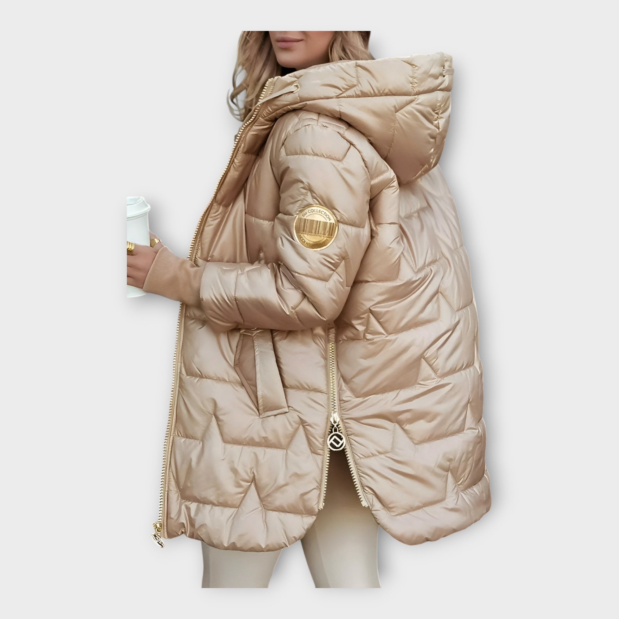 Chaqueta de plumas con capucha