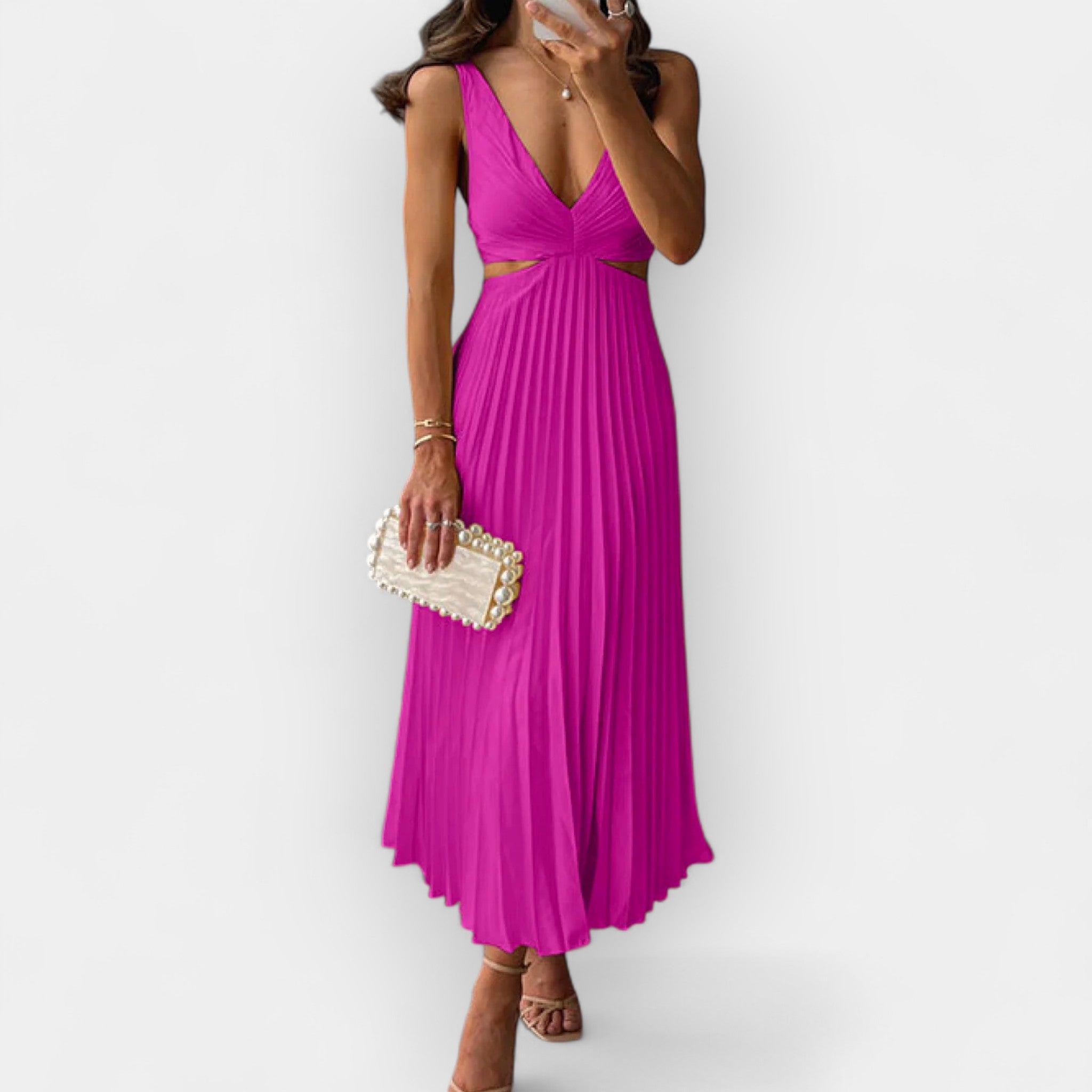 Vestido Satinado Elegante