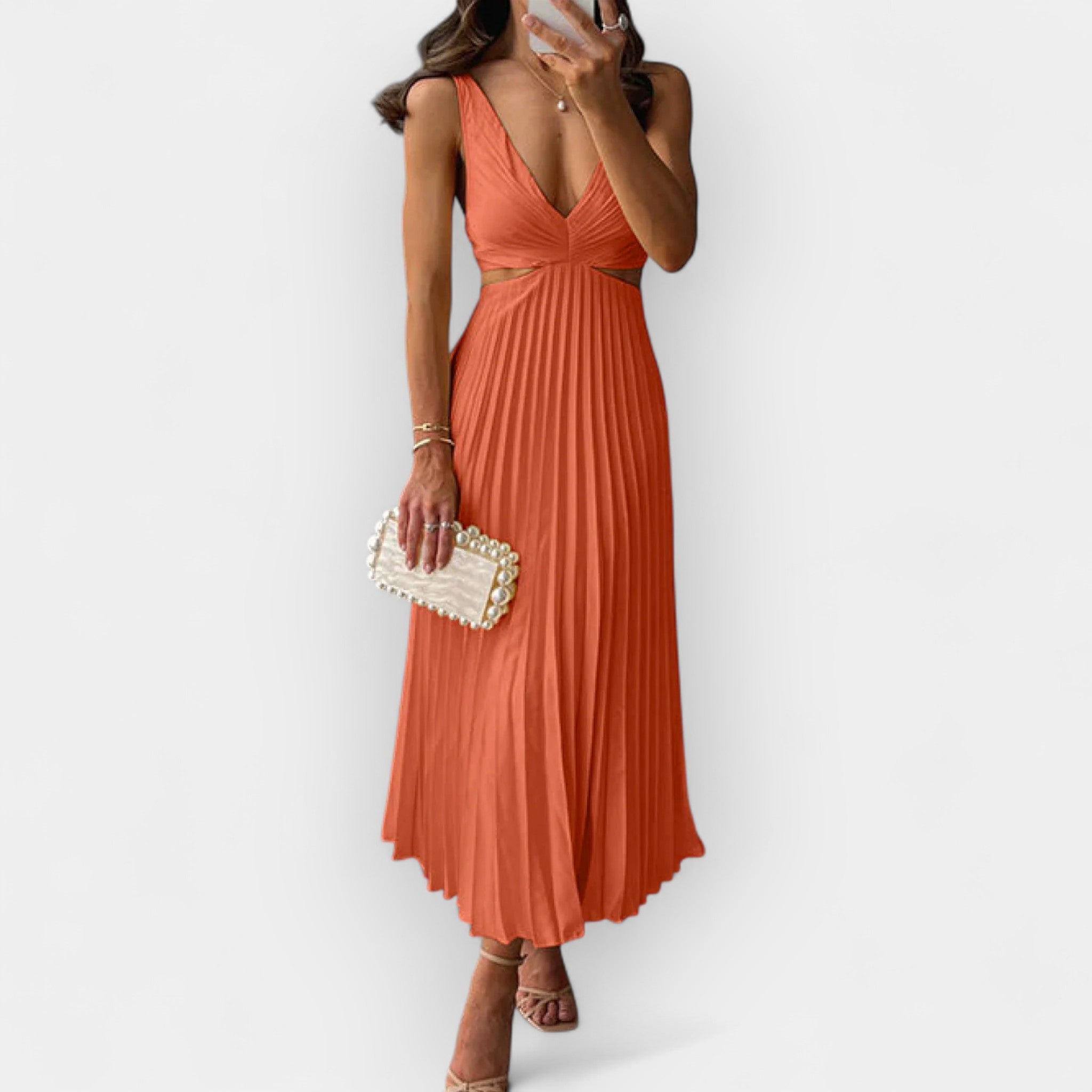Vestido Satinado Elegante
