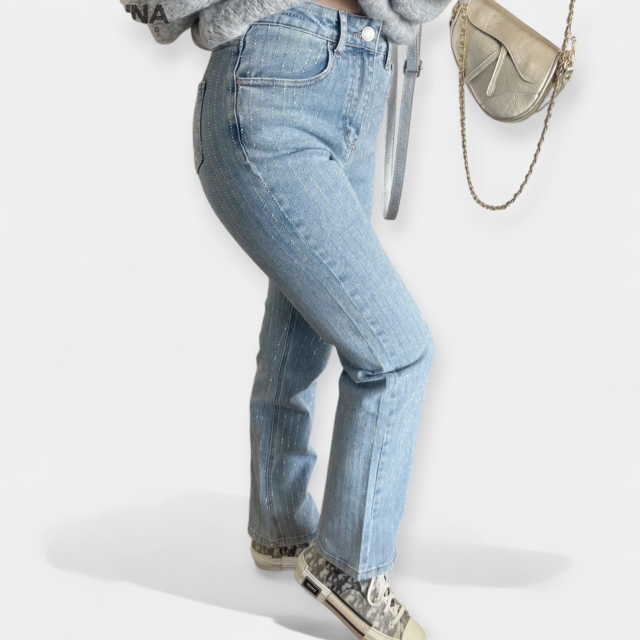 Jeans Veraniegos con Brillo