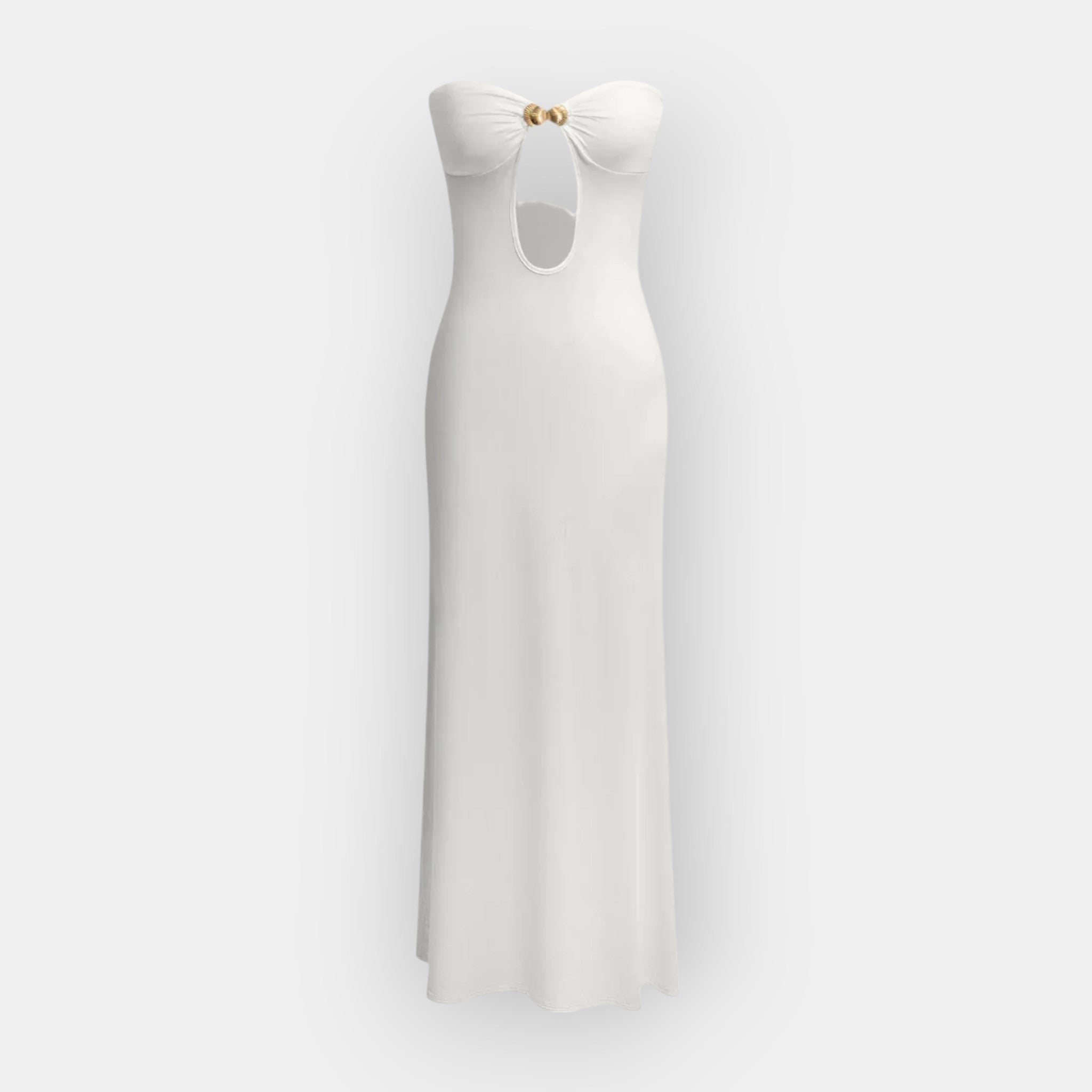 Vestido Strapless Elegante y Fresco