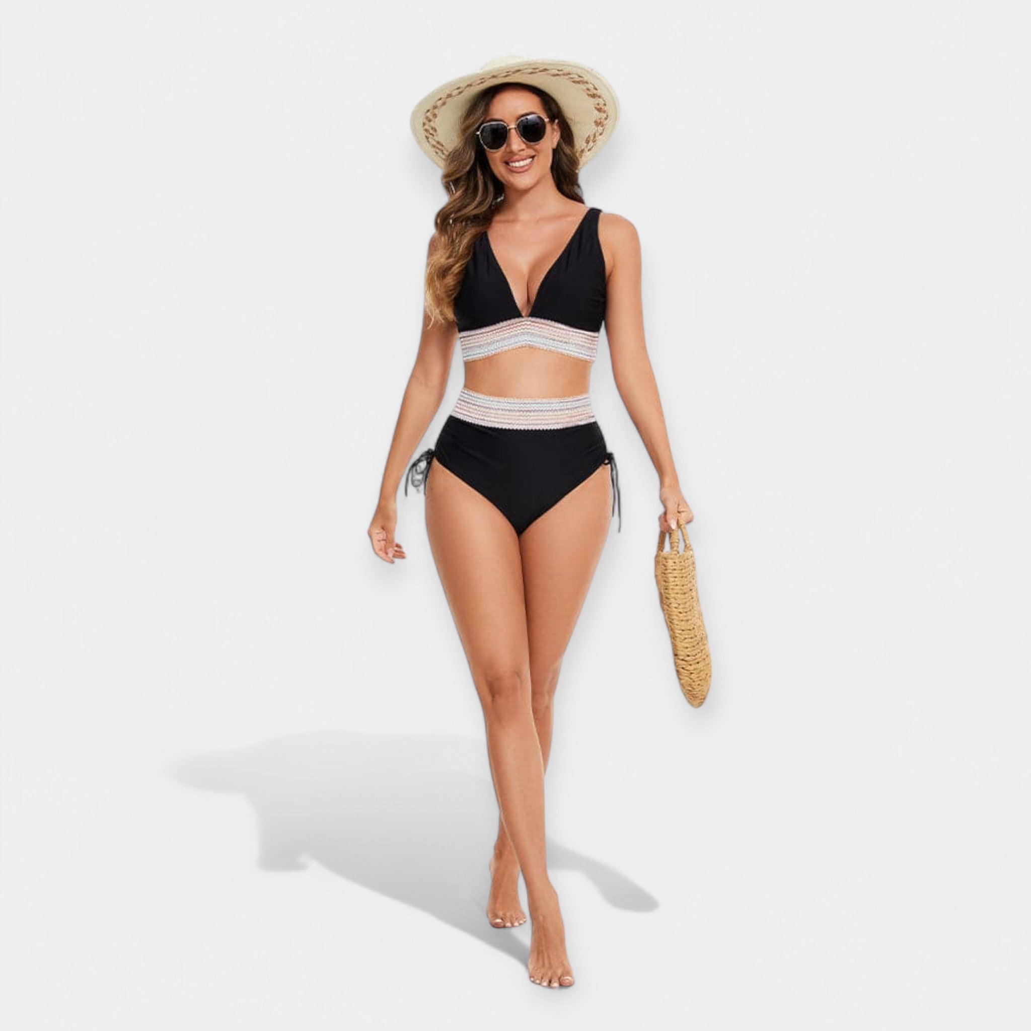 Bikini de Talle Alto con Soporte
