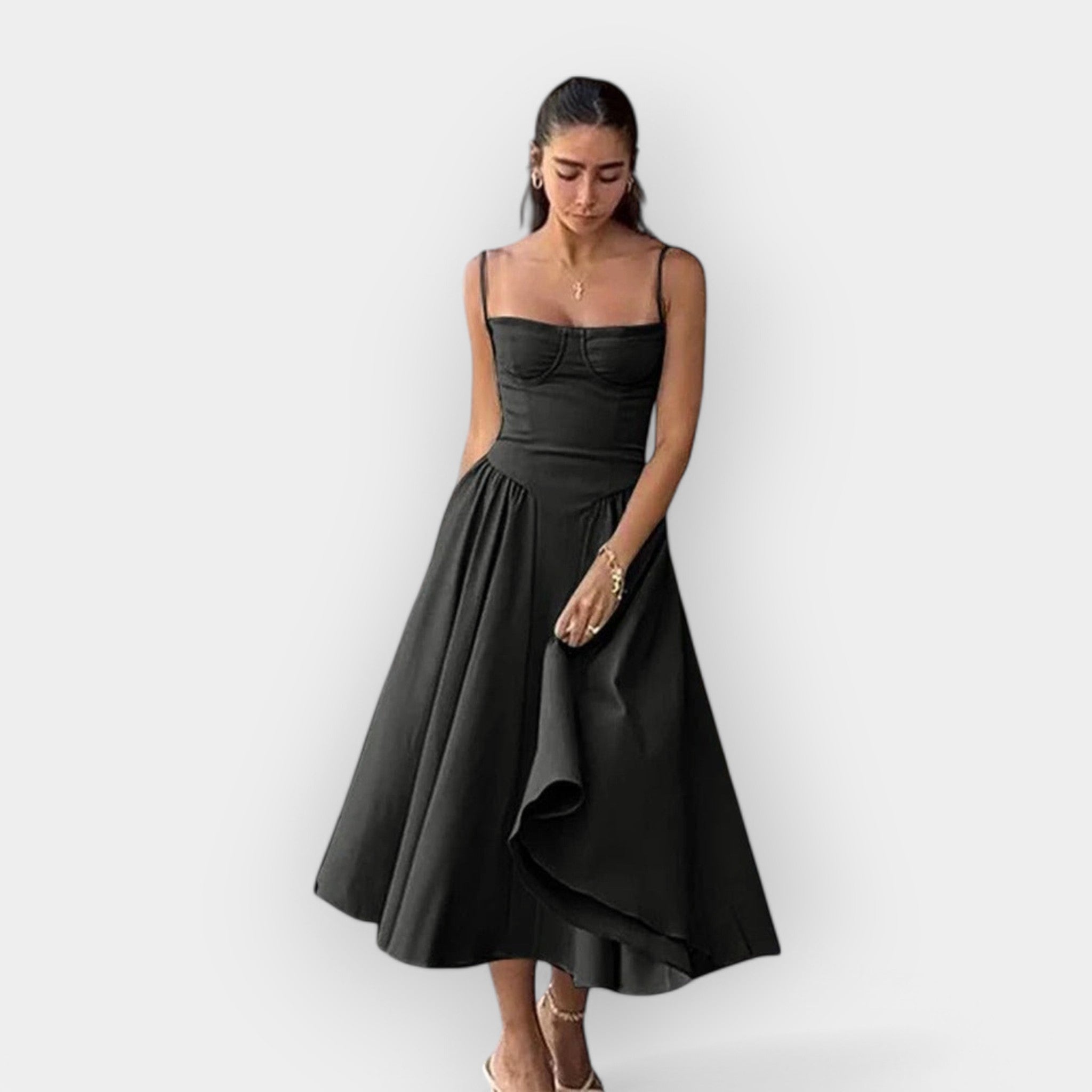 Vestido Midi Fresco y Elegante