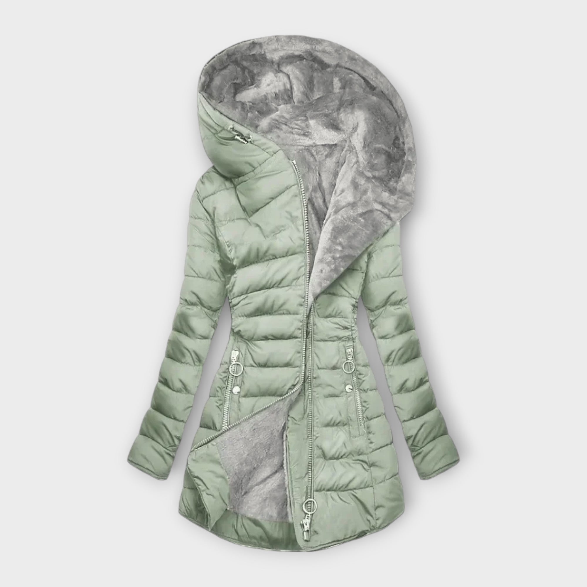 Kori - Chaqueta con forro de piel amigable