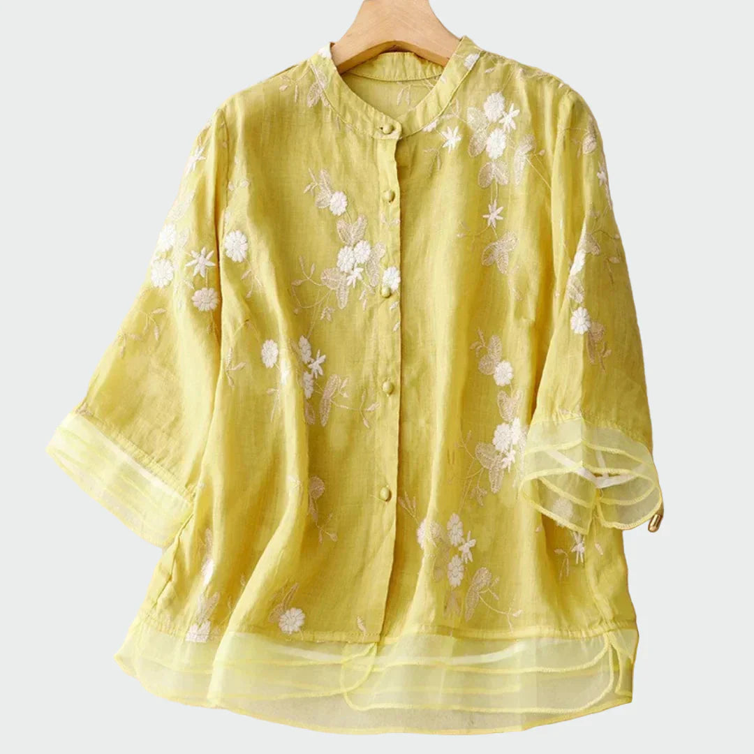 blusa bordada