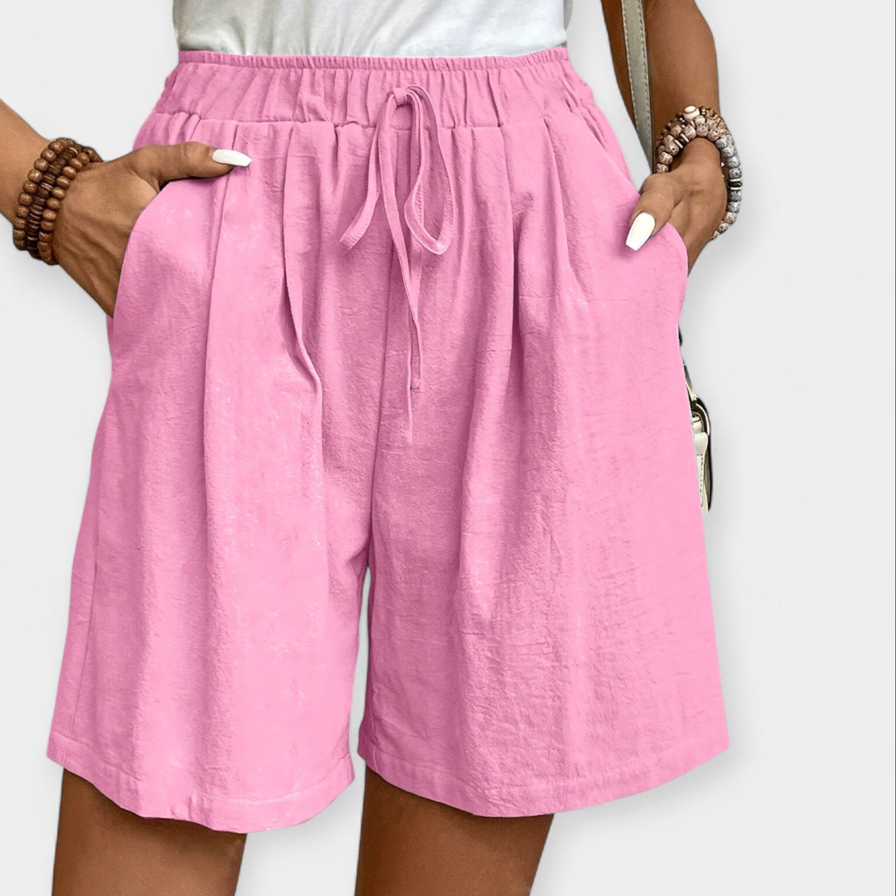 Pantalón Ligero con Brillo Sutil