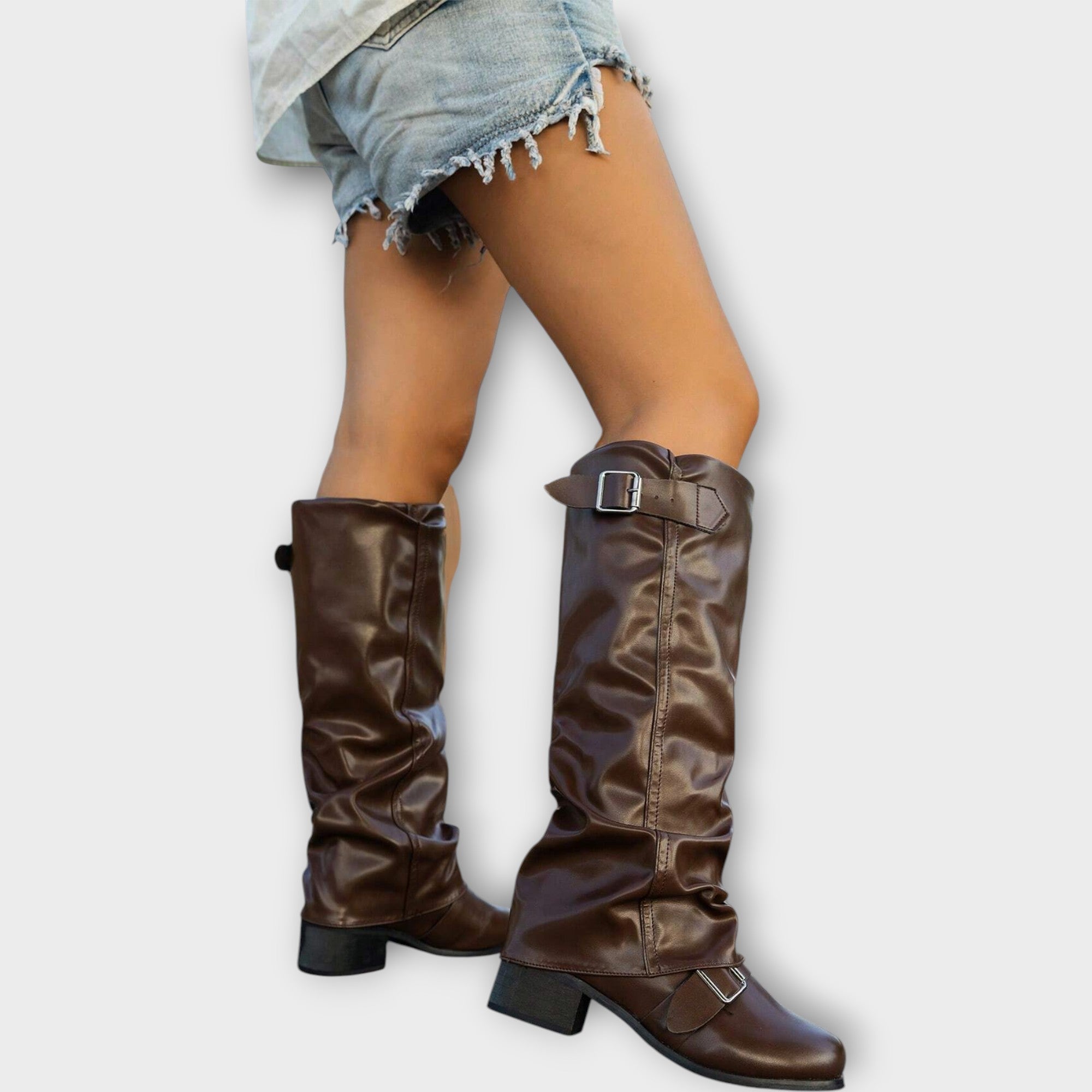 Botas de cuero holgadas Rowan