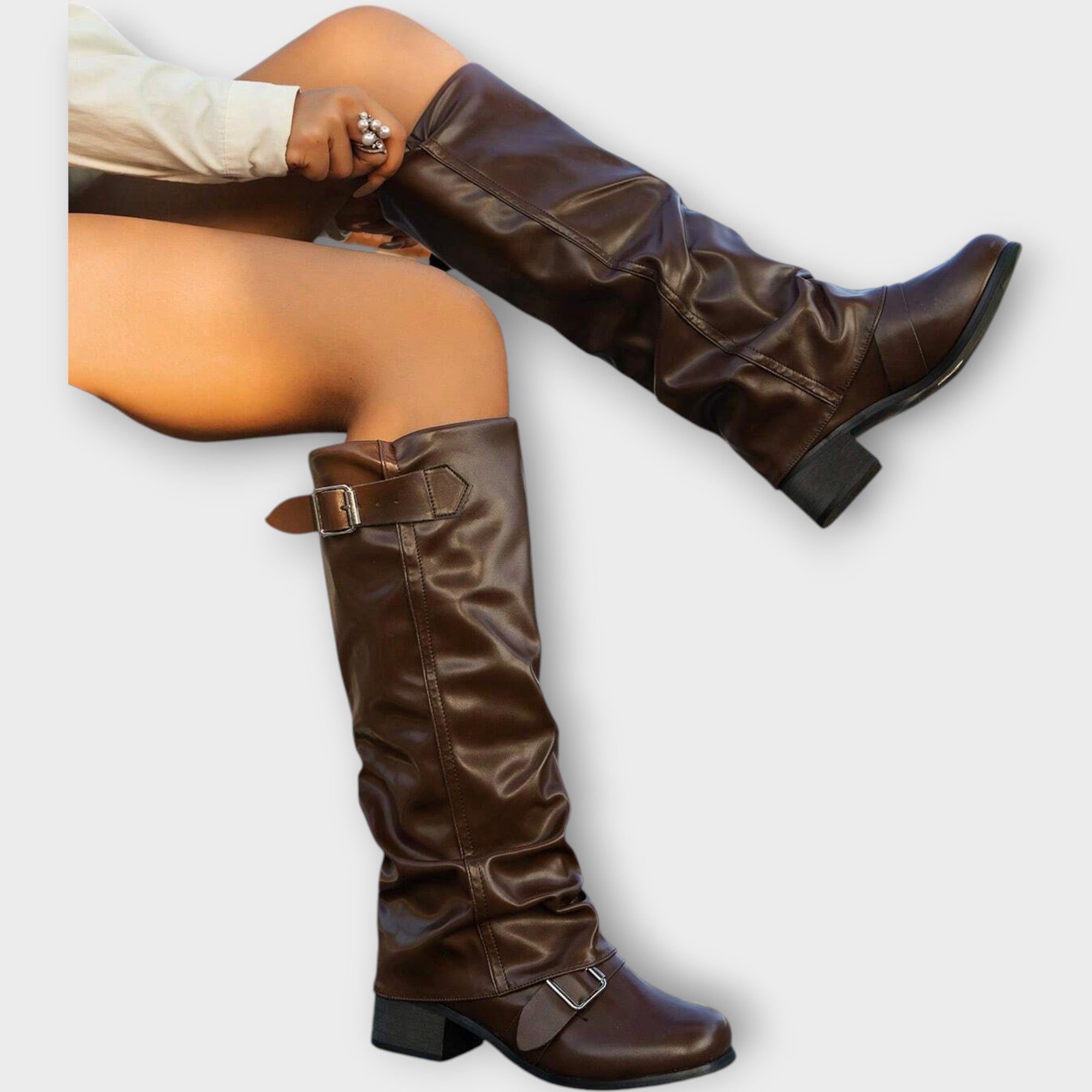 Botas de cuero holgadas Rowan