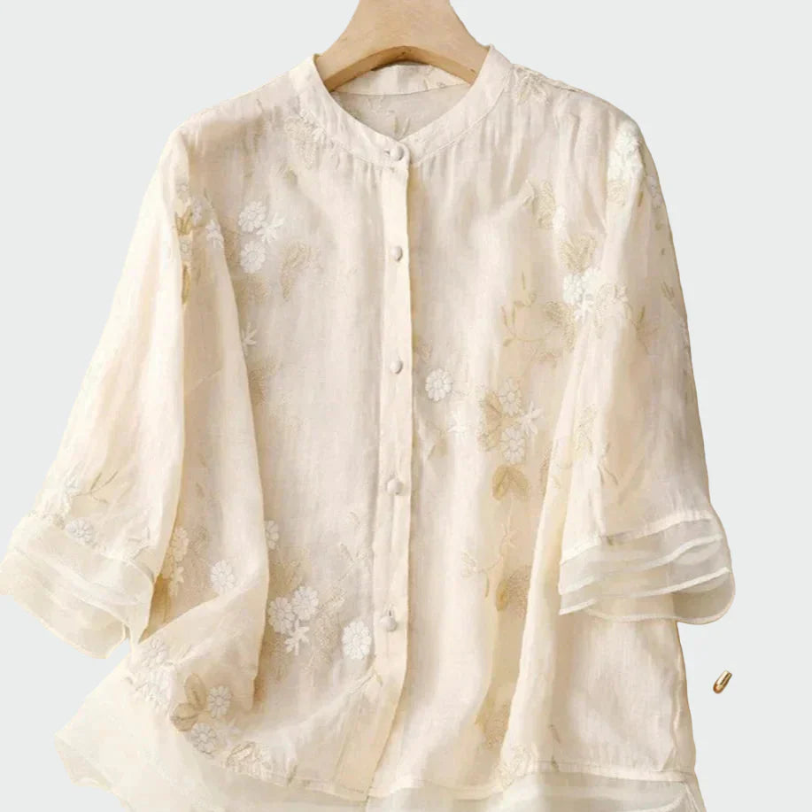 blusa bordada