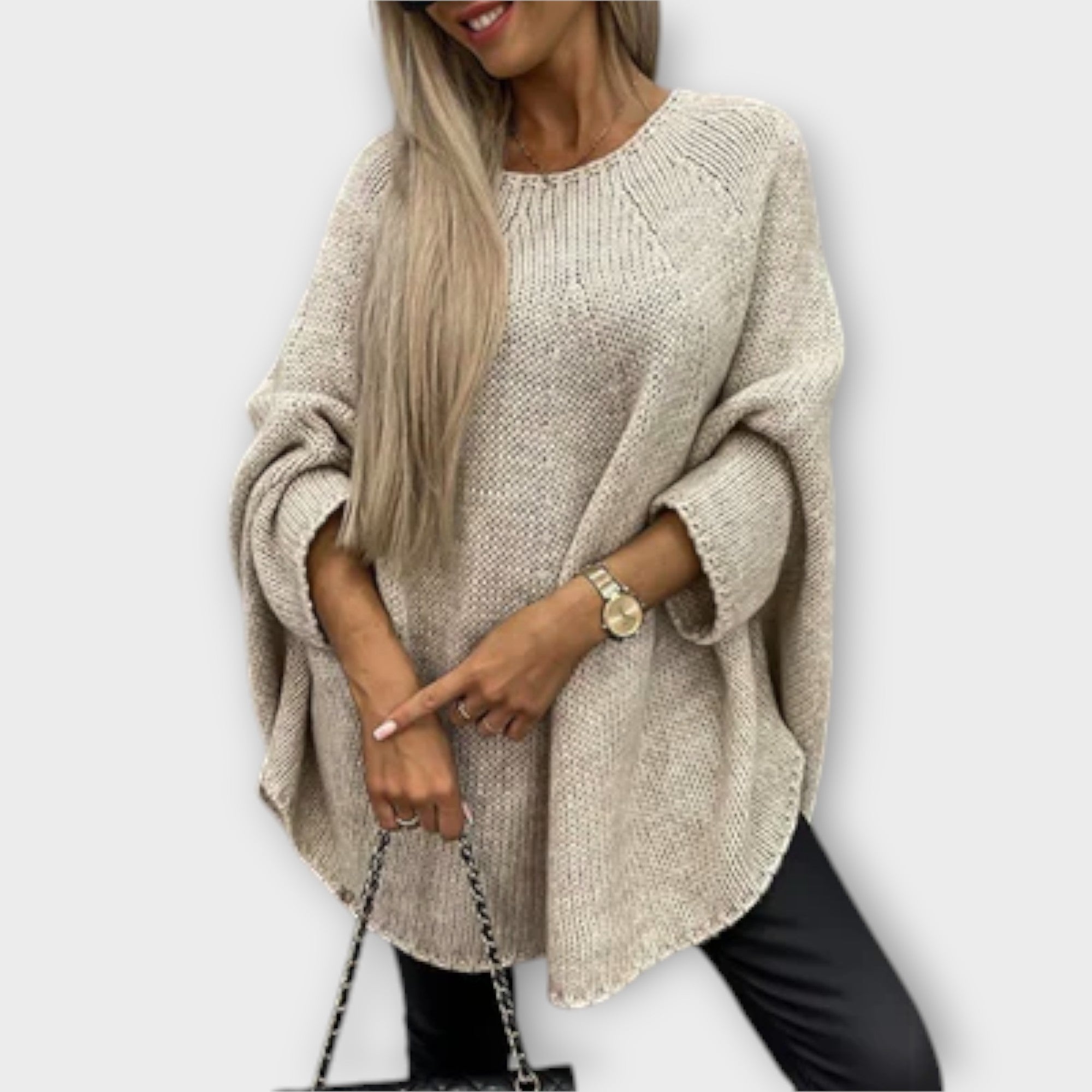 Isabelle - Elegante suéter de cuello redondo para mujer