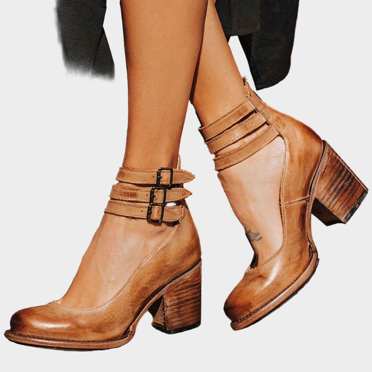 Tacones de tiras