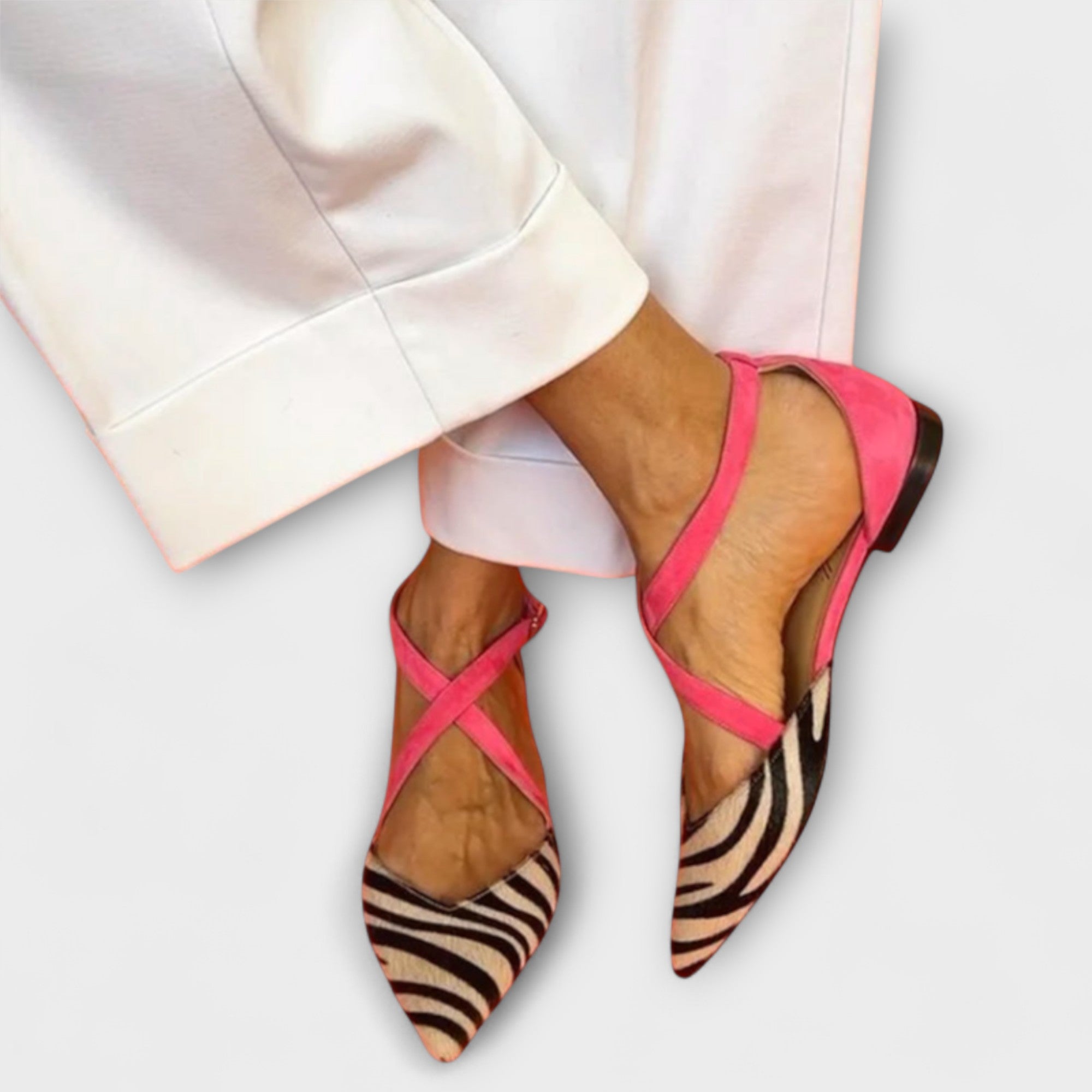 Bailarinas con estampado de cebra
