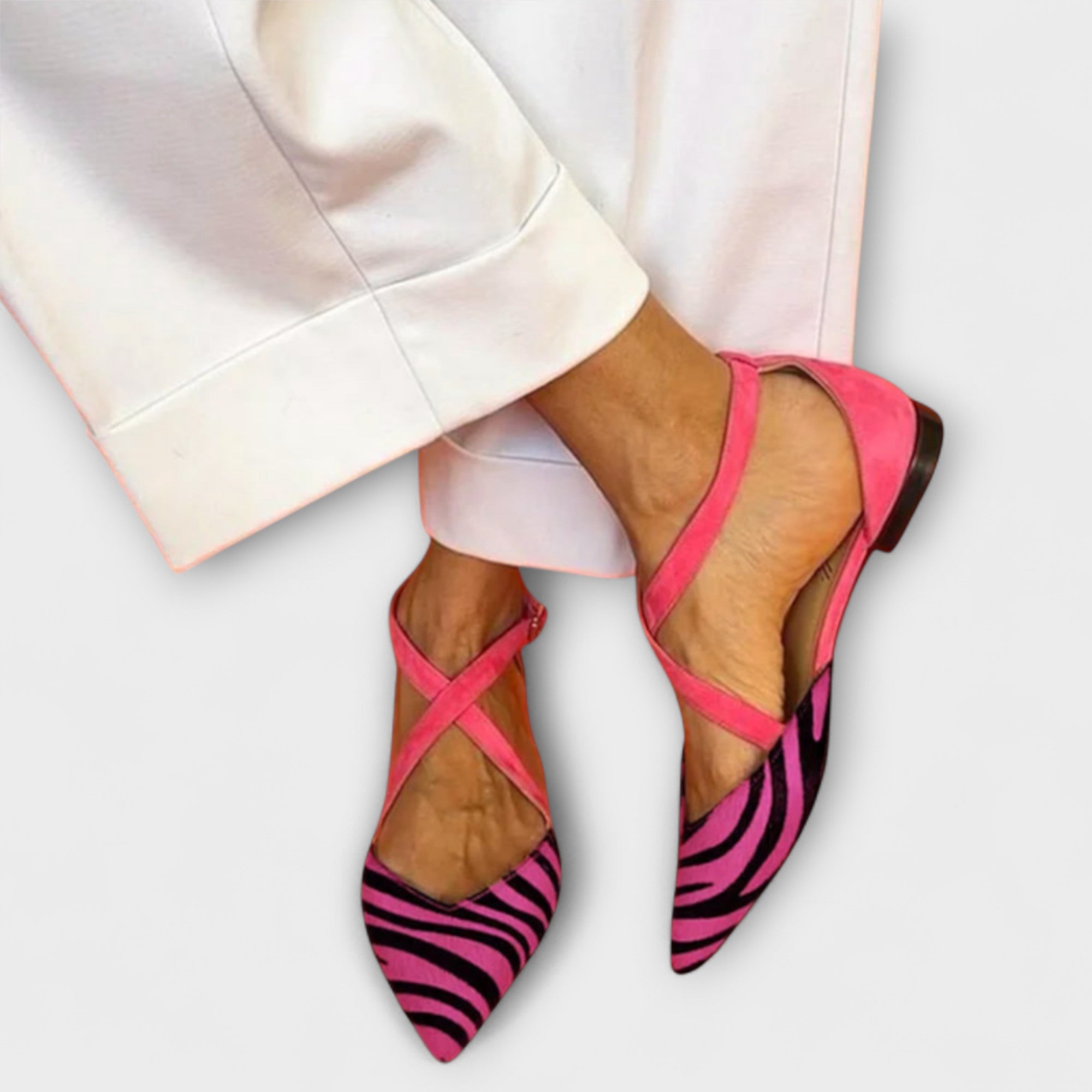 Bailarinas con estampado de cebra